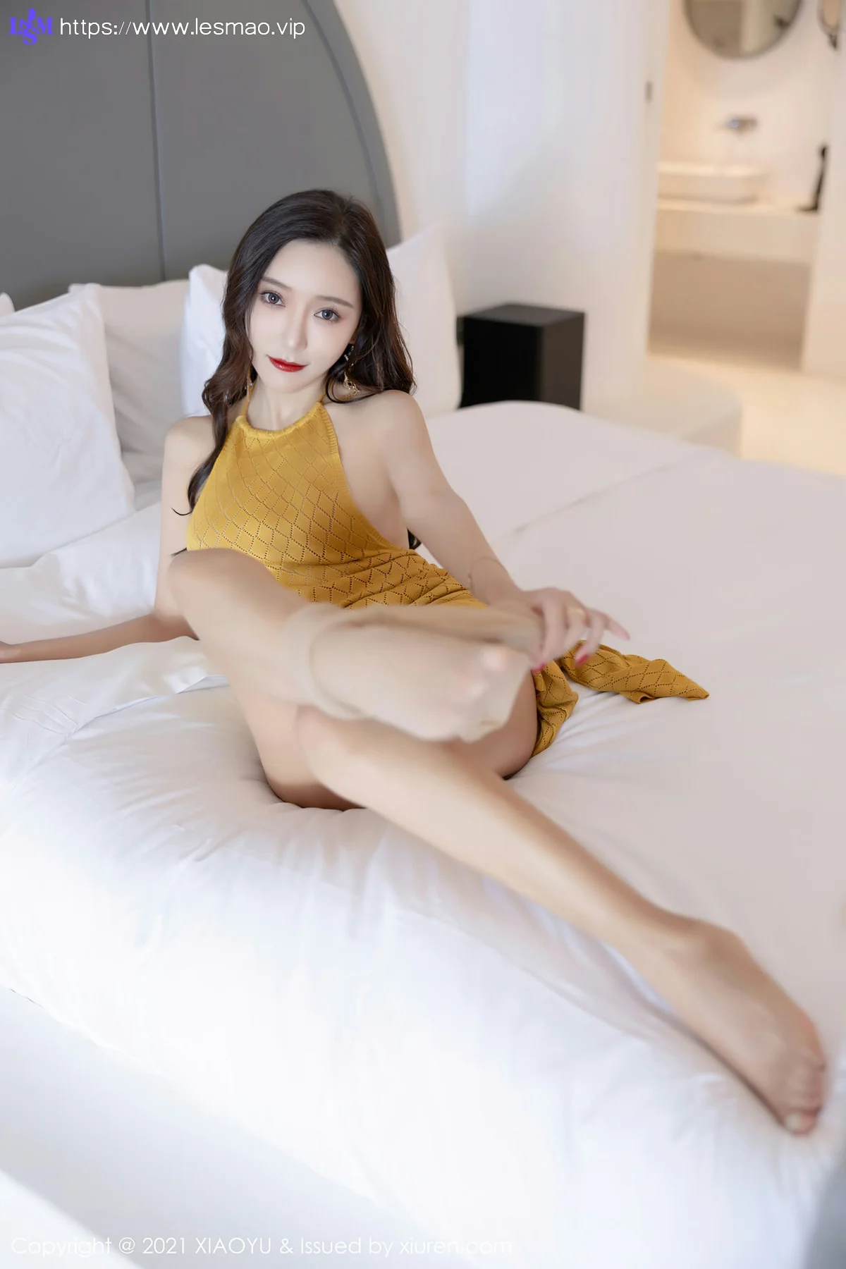 XIAOYU  语画界 Vol.675 黄色露背长裙 王馨瑶yanni 云南心愿旅拍11 - 65