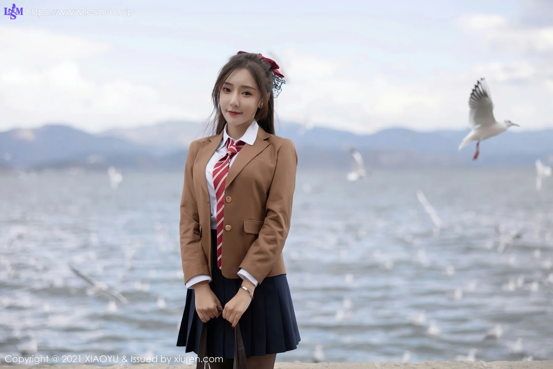 XIAOYU  语画界 Vol.685 jk制服 王馨瑶yanni 黑丝写真1 - 11