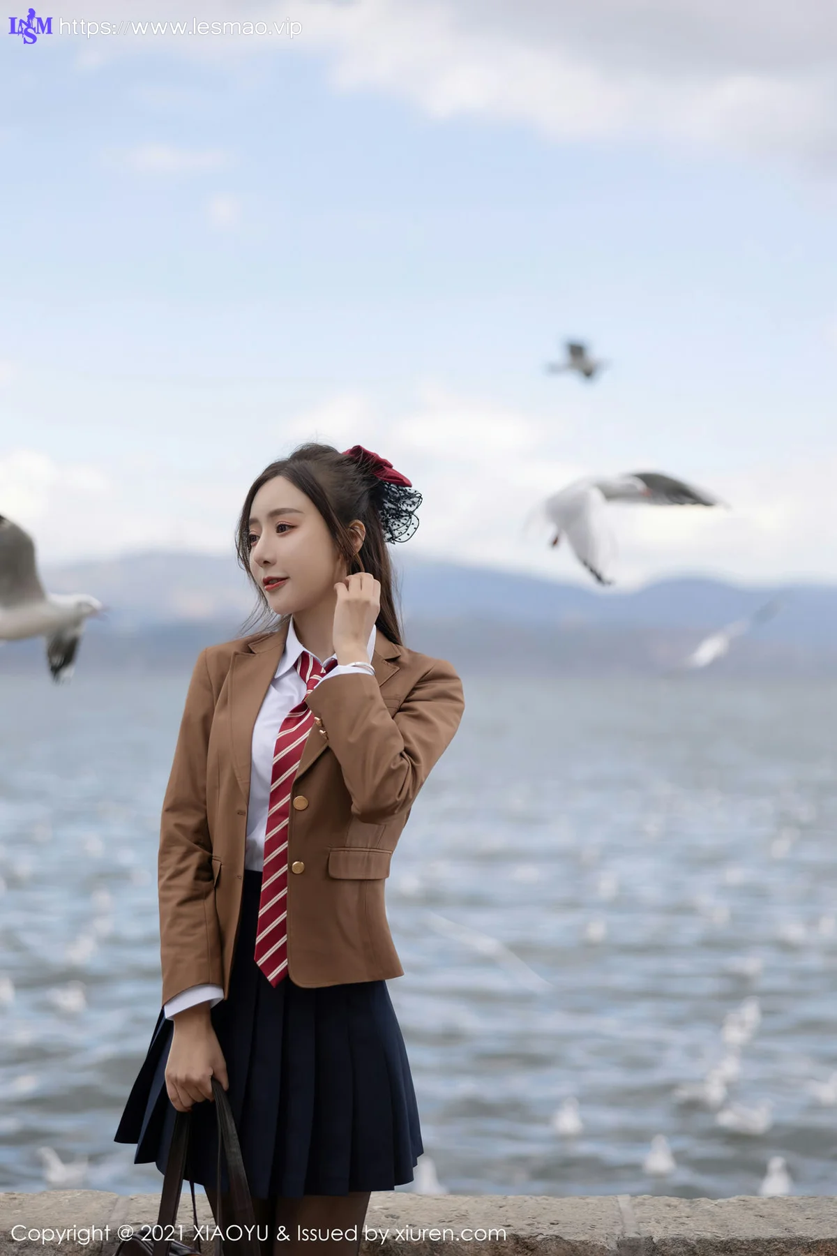 XIAOYU  语画界 Vol.685 jk制服 王馨瑶yanni 黑丝写真1 - 12