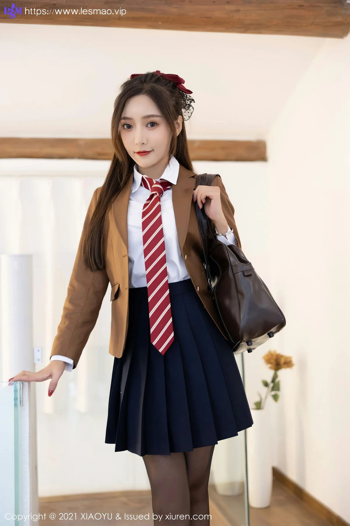 XIAOYU  语画界 Vol.685 jk制服 王馨瑶yanni 黑丝写真1 - 16
