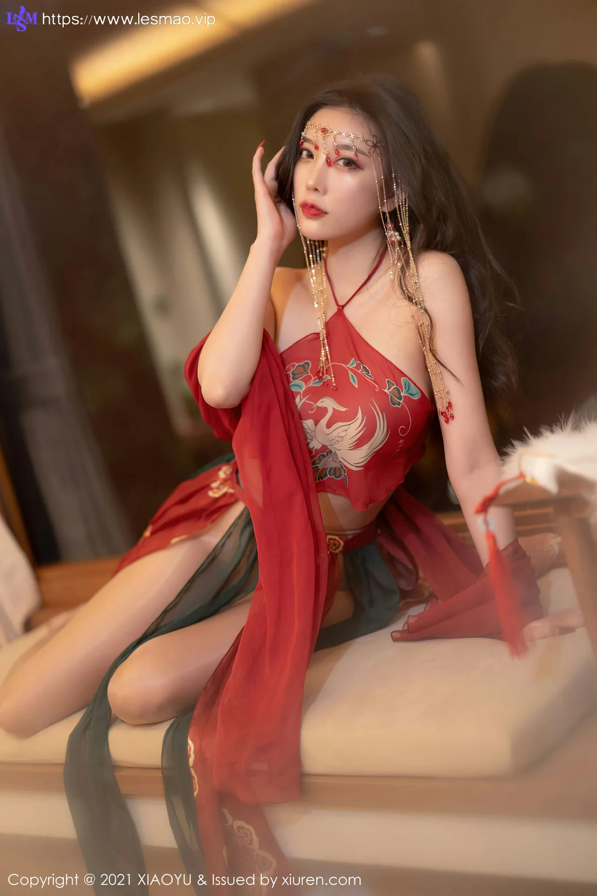 XIAOYU  语画界 Vol.688 红色古装 杨晨晨sugar 丽江心愿旅拍11 - 14