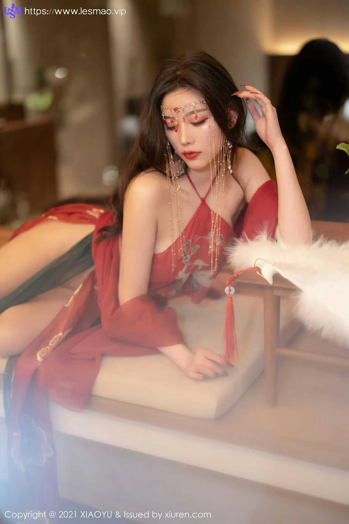 XIAOYU  语画界 Vol.688 红色古装 杨晨晨sugar 丽江心愿旅拍11 - 15