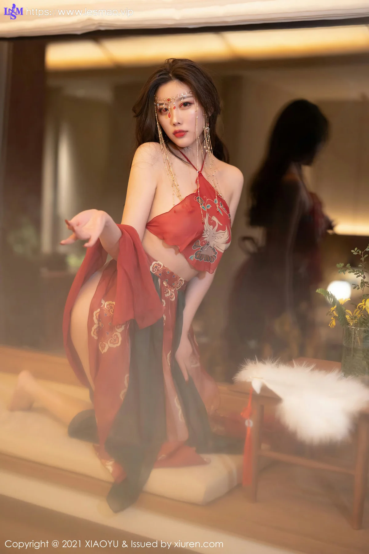 XIAOYU  语画界 Vol.688 红色古装 杨晨晨sugar 丽江心愿旅拍11 - 16
