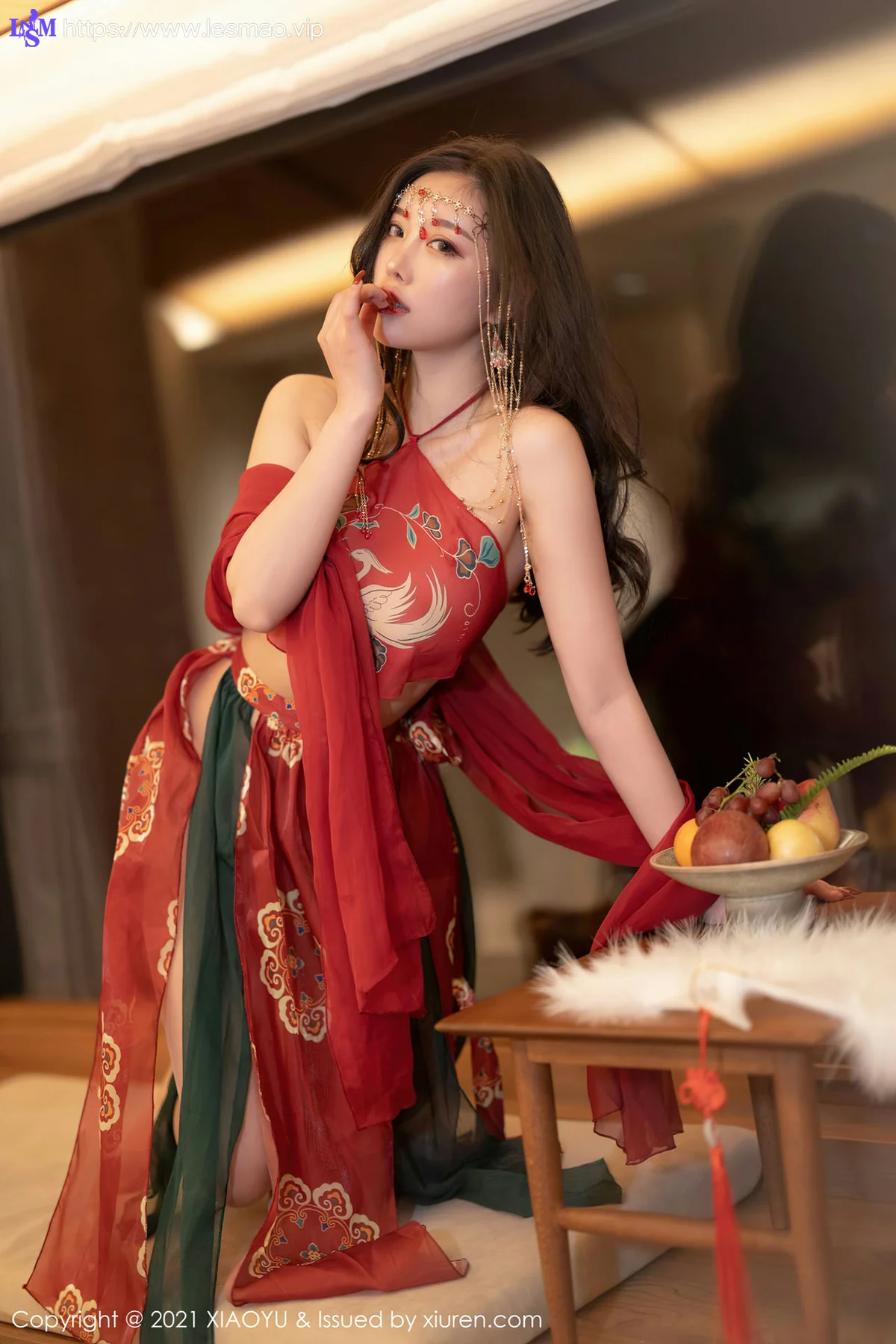 XIAOYU  语画界 Vol.688 红色古装 杨晨晨sugar 丽江心愿旅拍11 - 23