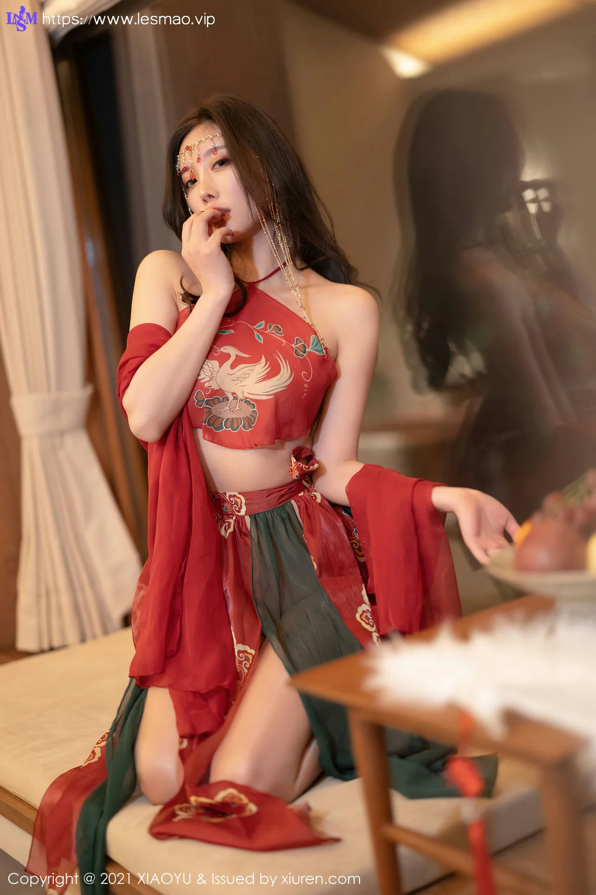 XIAOYU  语画界 Vol.688 红色古装 杨晨晨sugar 丽江心愿旅拍11 - 24