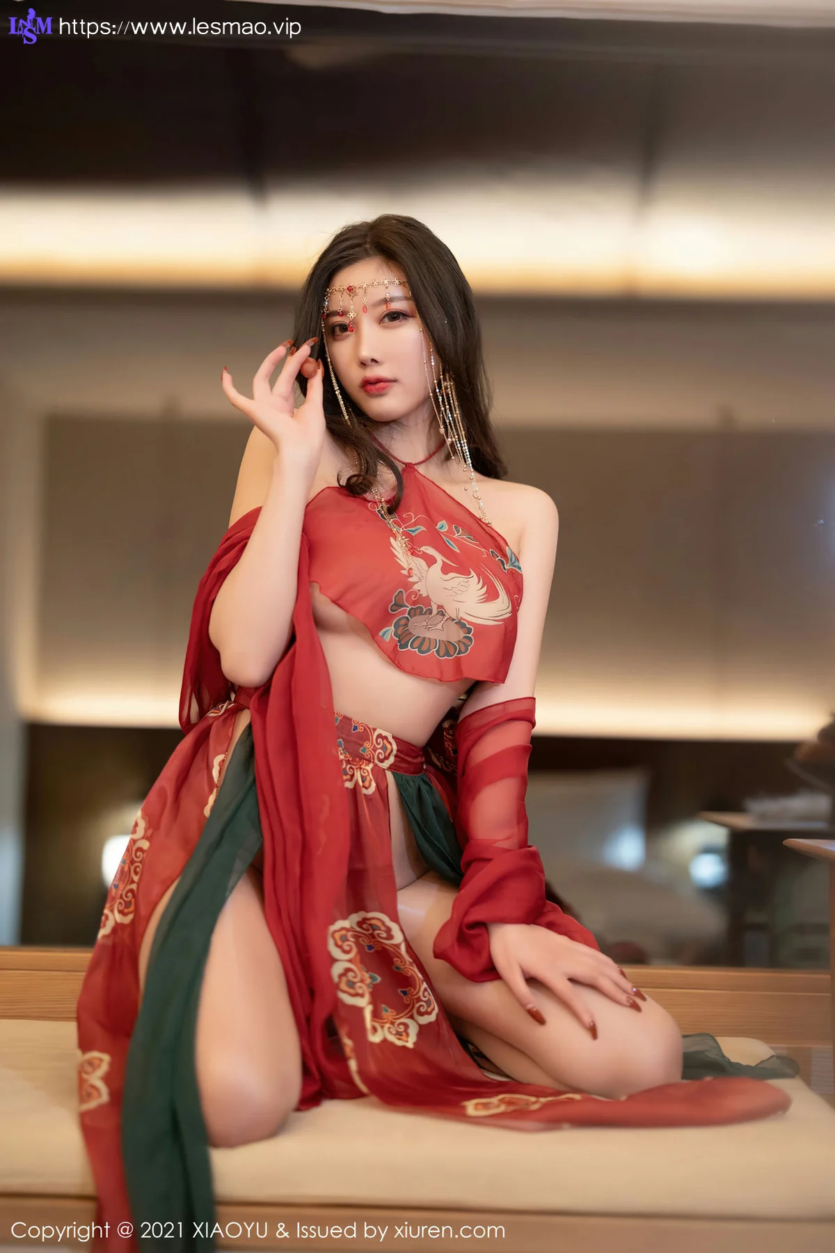 XIAOYU  语画界 Vol.688 红色古装 杨晨晨sugar 丽江心愿旅拍11 - 26