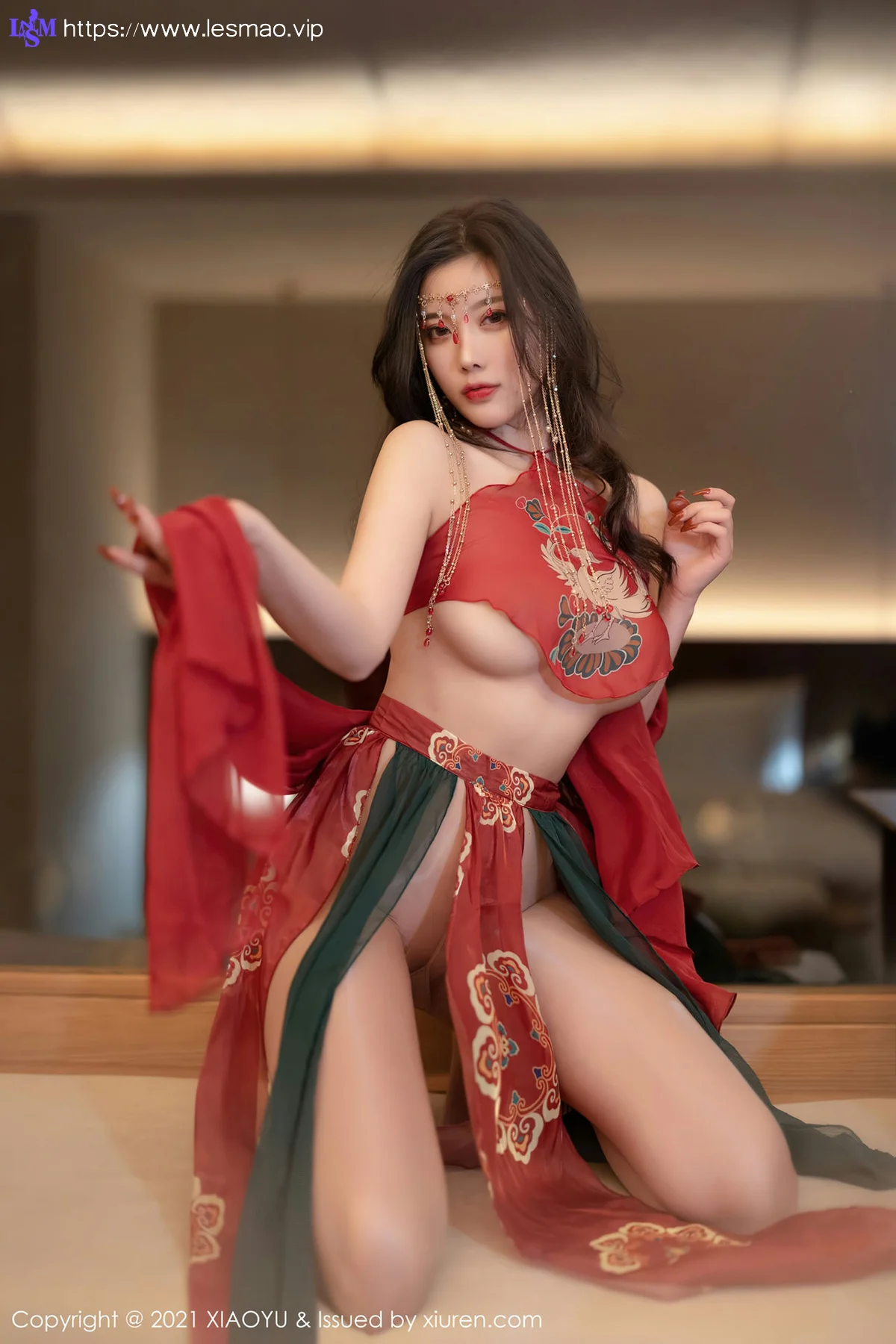 XIAOYU  语画界 Vol.688 红色古装 杨晨晨sugar 丽江心愿旅拍11 - 27