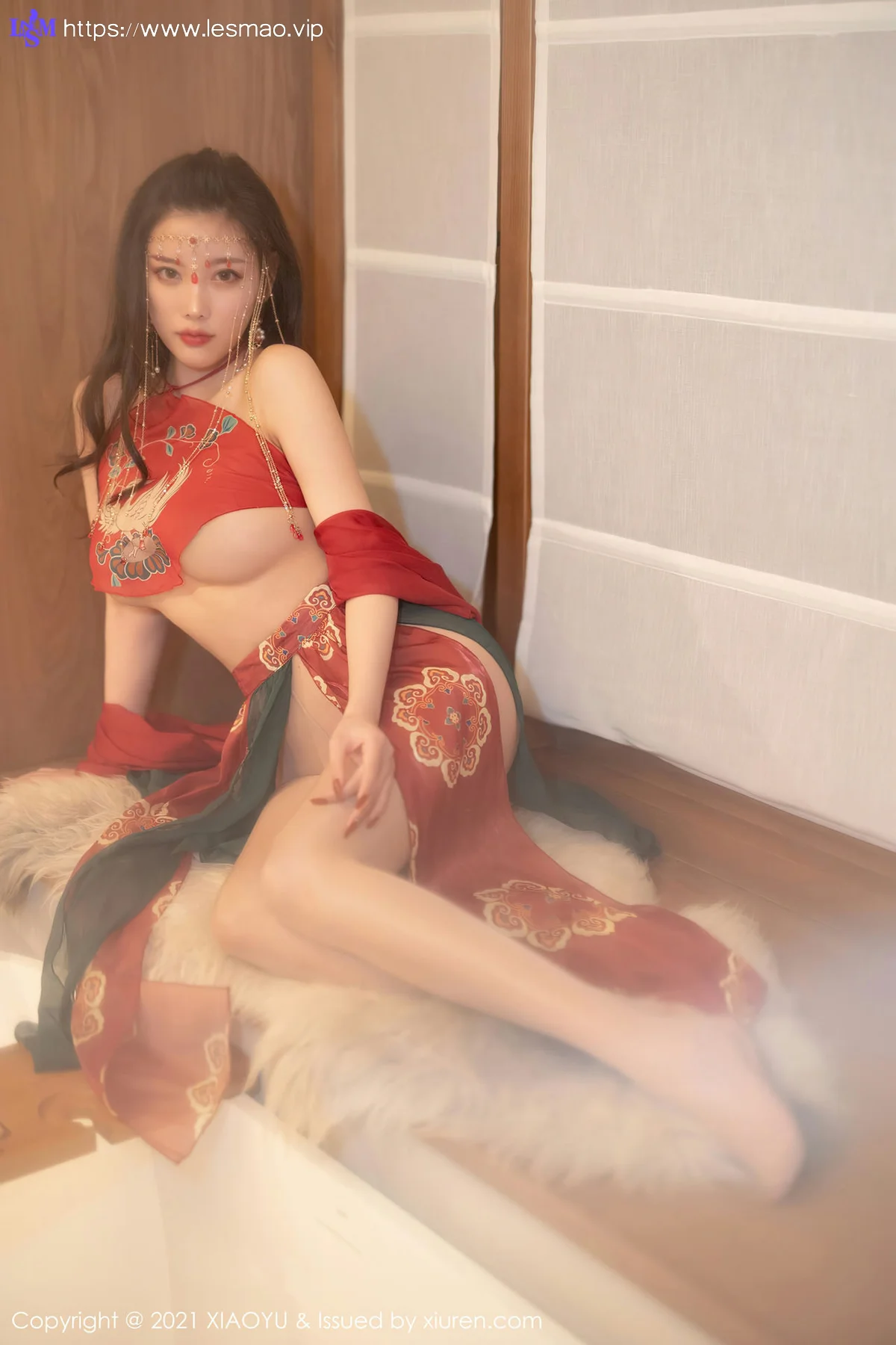 XIAOYU  语画界 Vol.688 红色古装 杨晨晨sugar 丽江心愿旅拍11 - 31