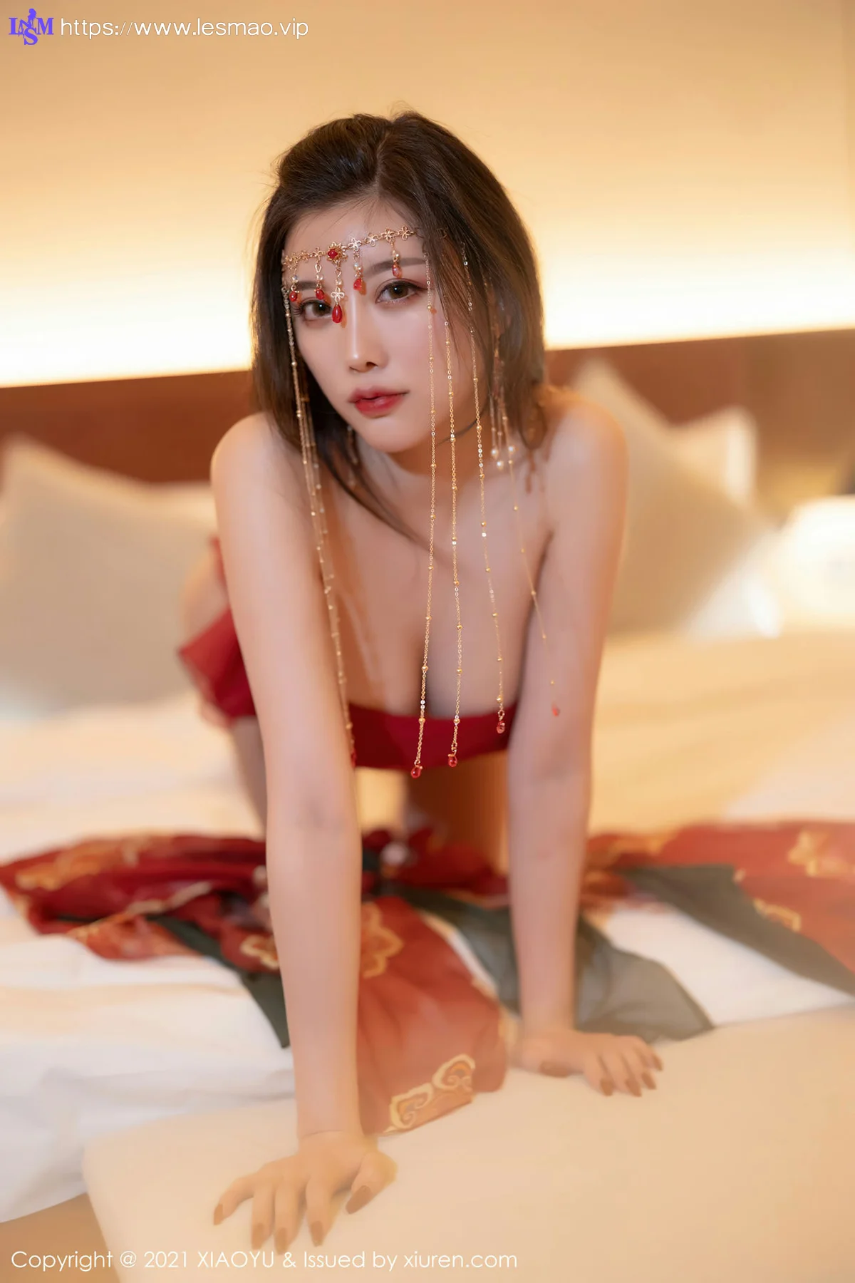 XIAOYU  语画界 Vol.688 红色古装 杨晨晨sugar 丽江心愿旅拍11 - 78
