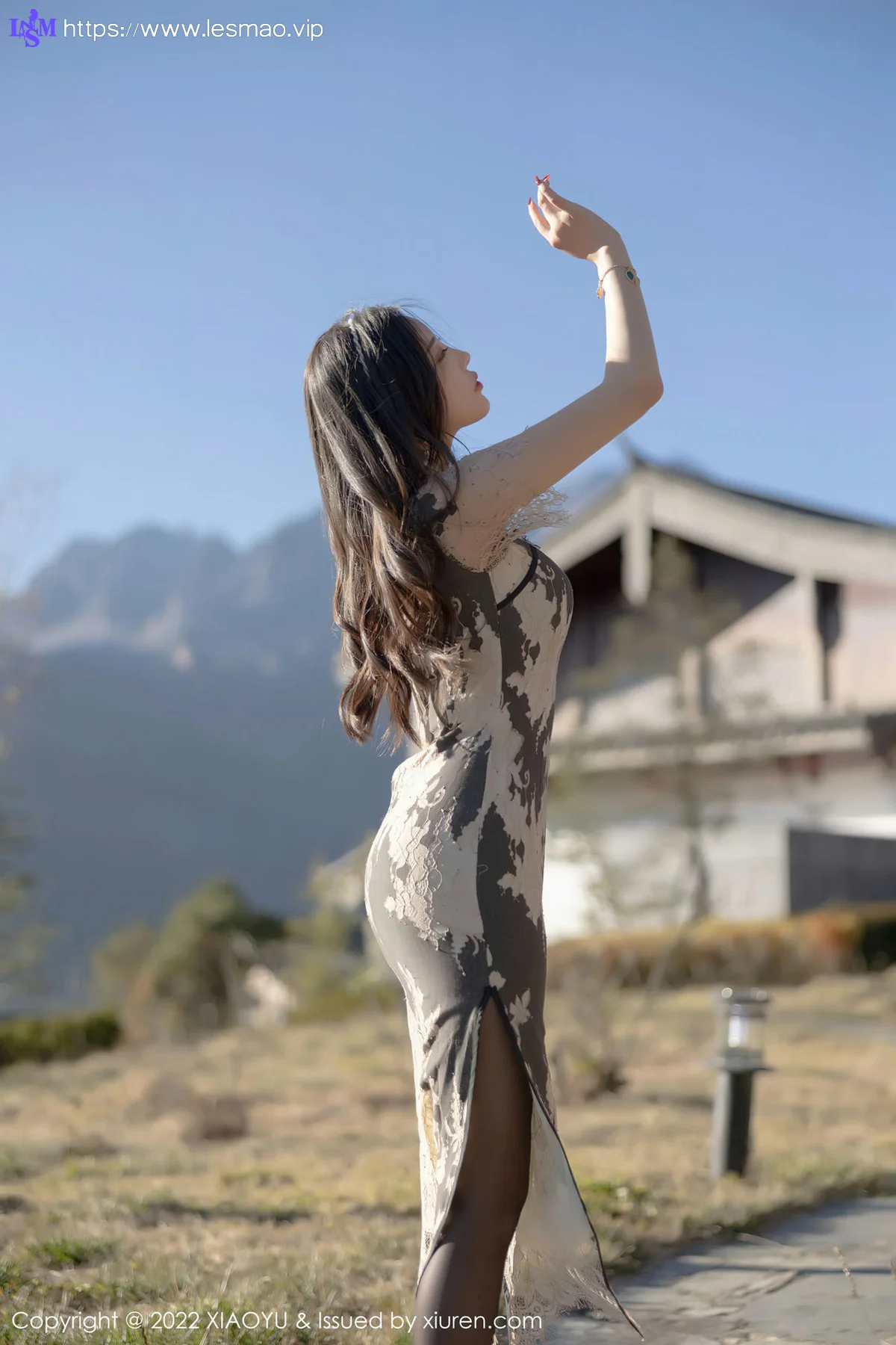 XIAOYU  语画界 Vol.697 黑丝旗袍 杨晨晨Yome 丽江心愿旅拍222 - 18