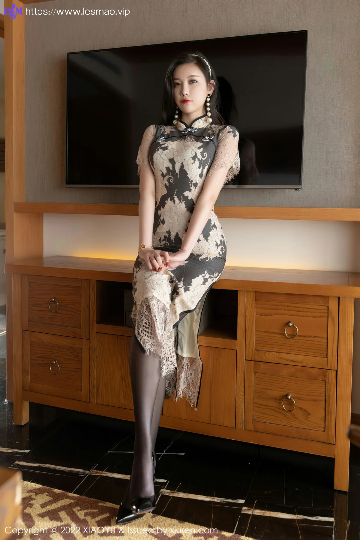 XIAOYU  语画界 Vol.697 黑丝旗袍 杨晨晨Yome 丽江心愿旅拍222 - 28