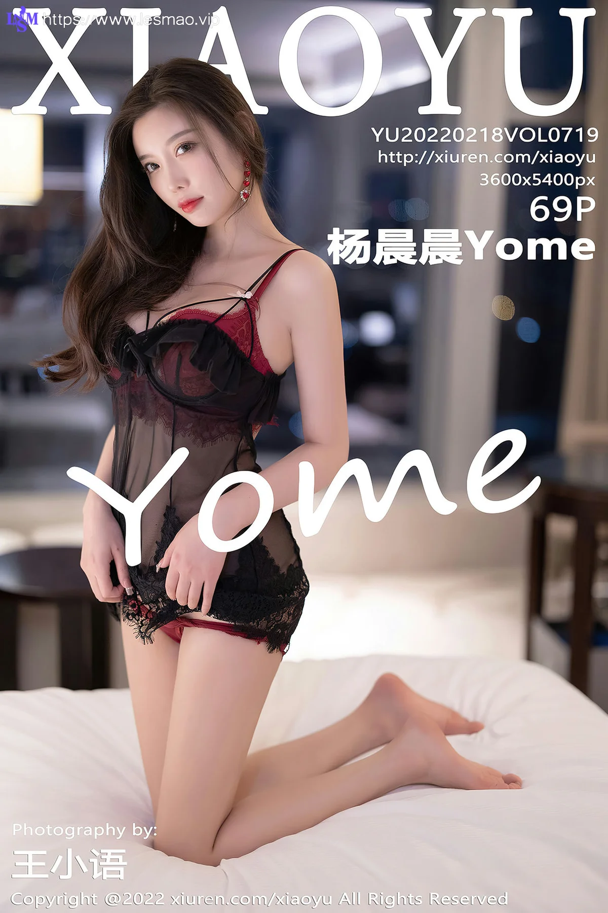 XIAOYU  语画界 Vol.719 红色内衣女神 杨晨晨Yome 性感写真1 - 70