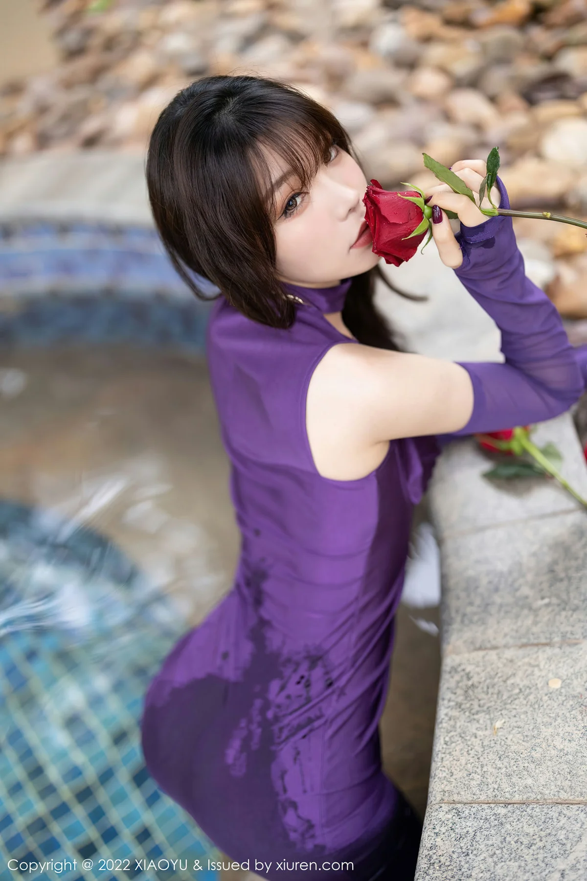 XIAOYU  语画界 Vol.720 户外温泉池 芝芝Booty 惠州旅拍 - 43
