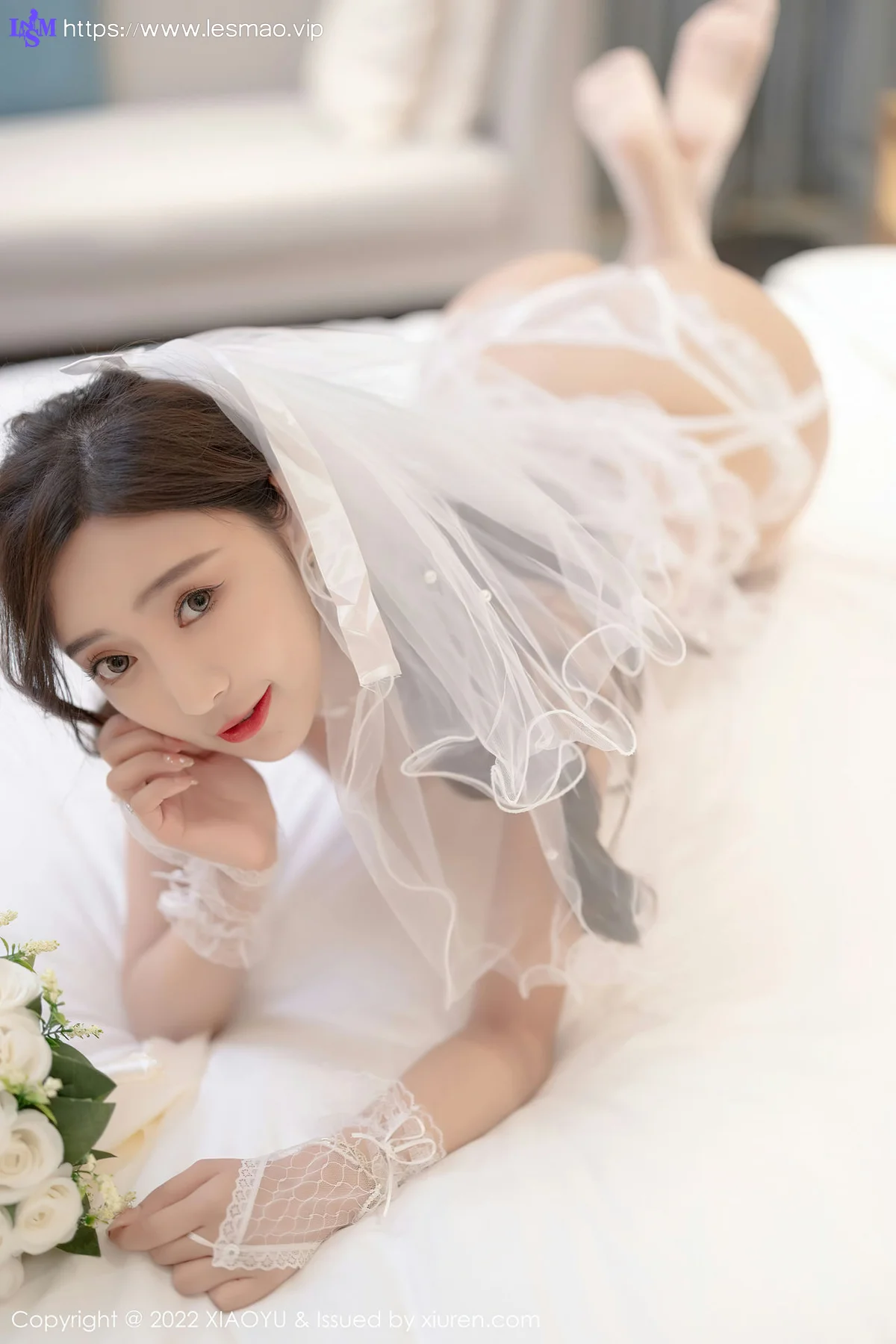 XIAOYU  语画界 Vol.733 白色婚纱礼裙 王馨瑶yanni 惠州旅拍11 - 57