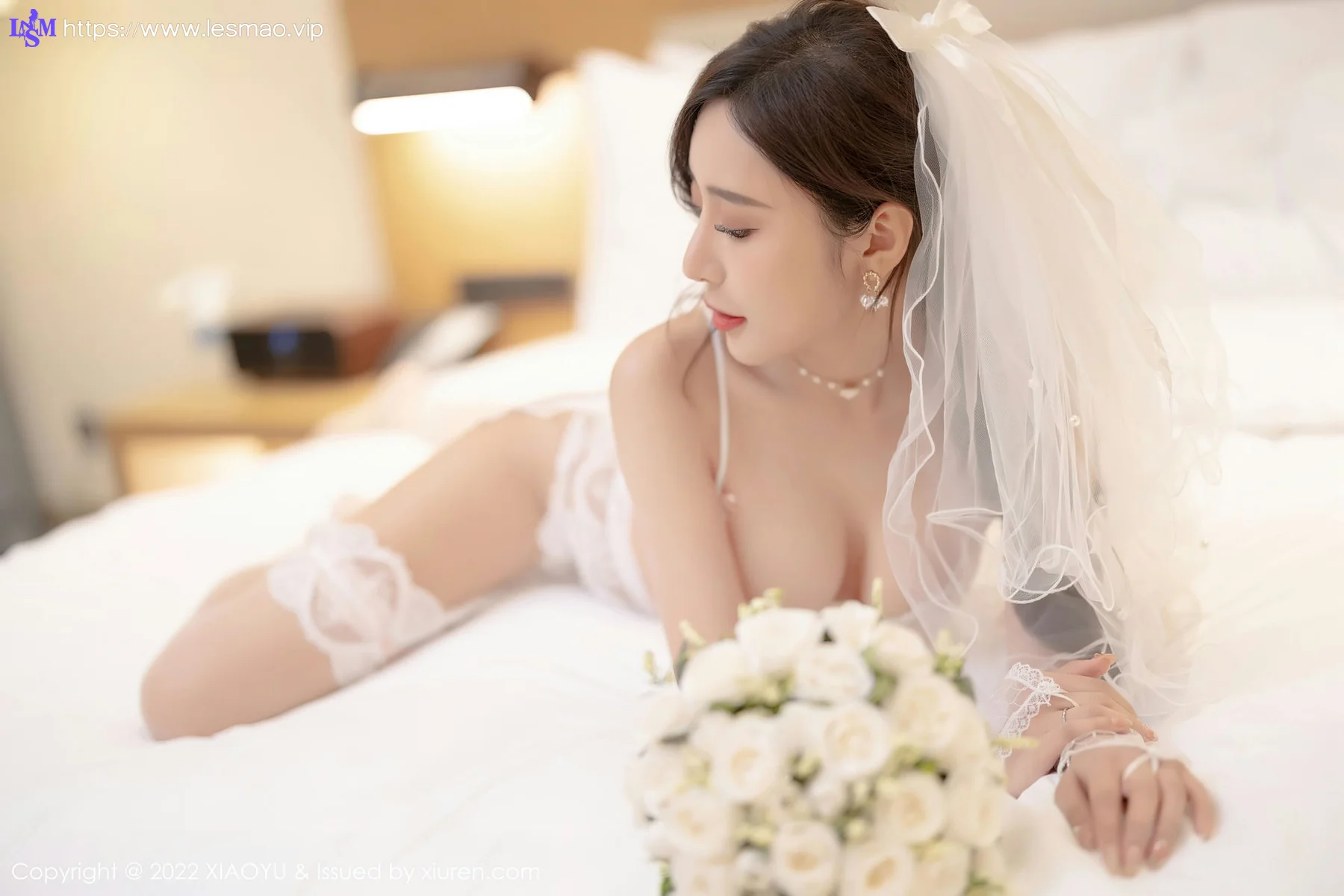 XIAOYU  语画界 Vol.733 白色婚纱礼裙 王馨瑶yanni 惠州旅拍11 - 60