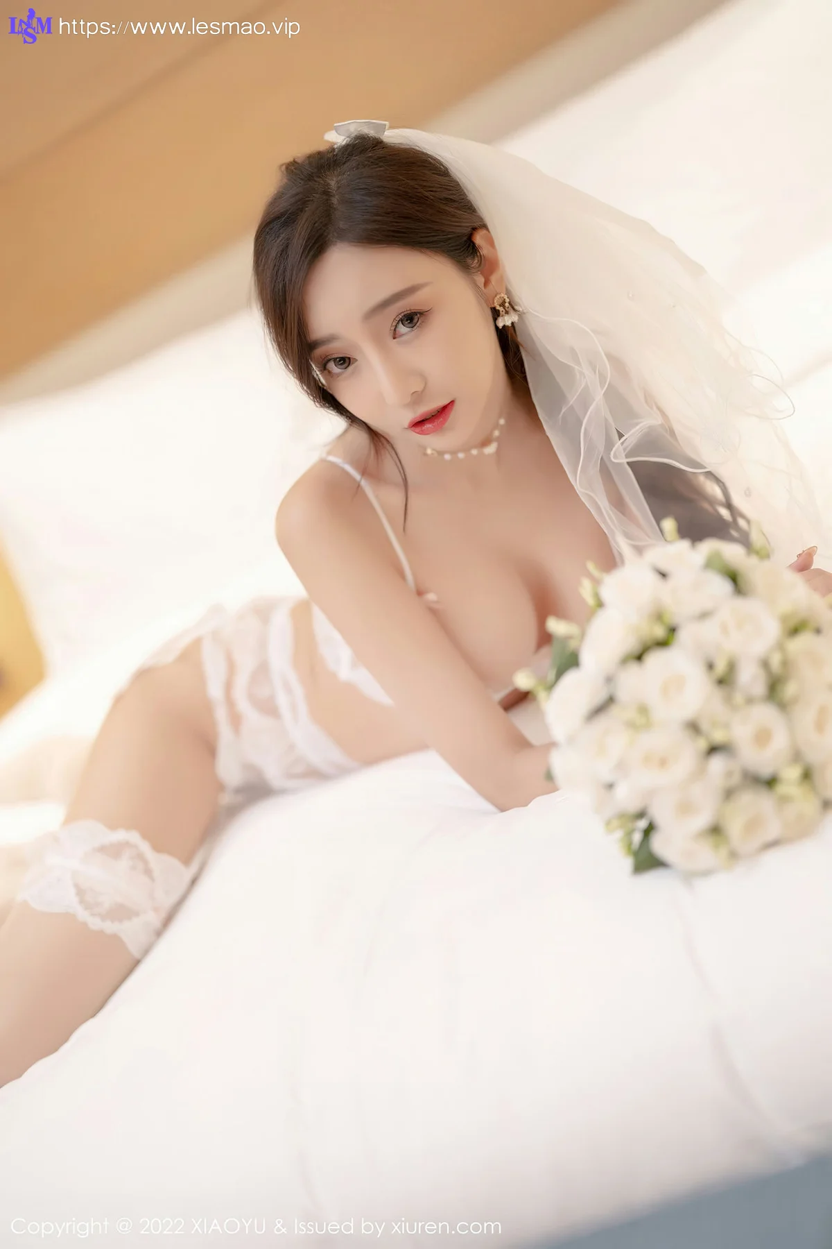 XIAOYU  语画界 Vol.733 白色婚纱礼裙 王馨瑶yanni 惠州旅拍11 - 61