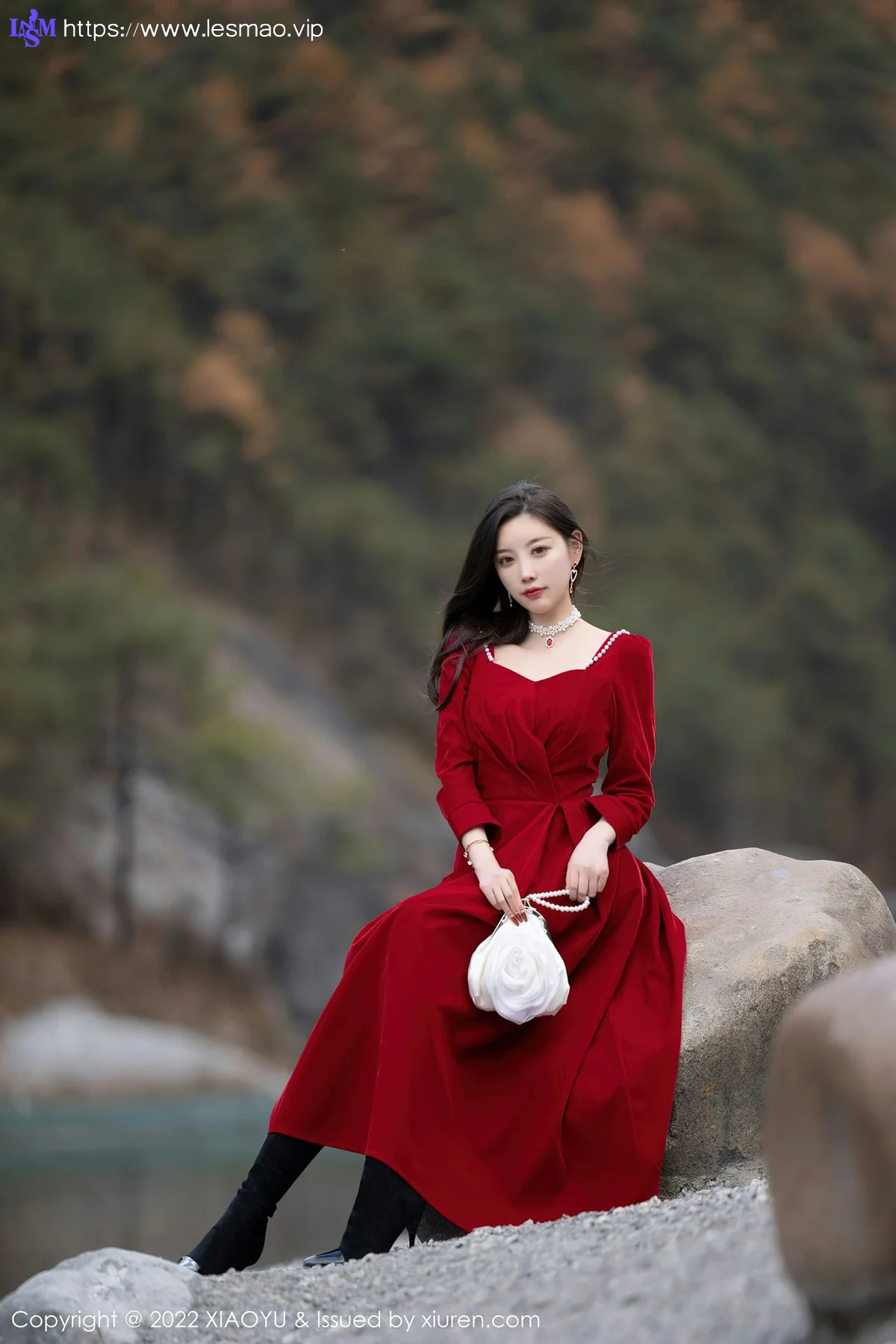 XIAOYU  语画界 Vol.750 花色旗袍 杨晨晨Yome 丽江心愿旅拍11 - 76