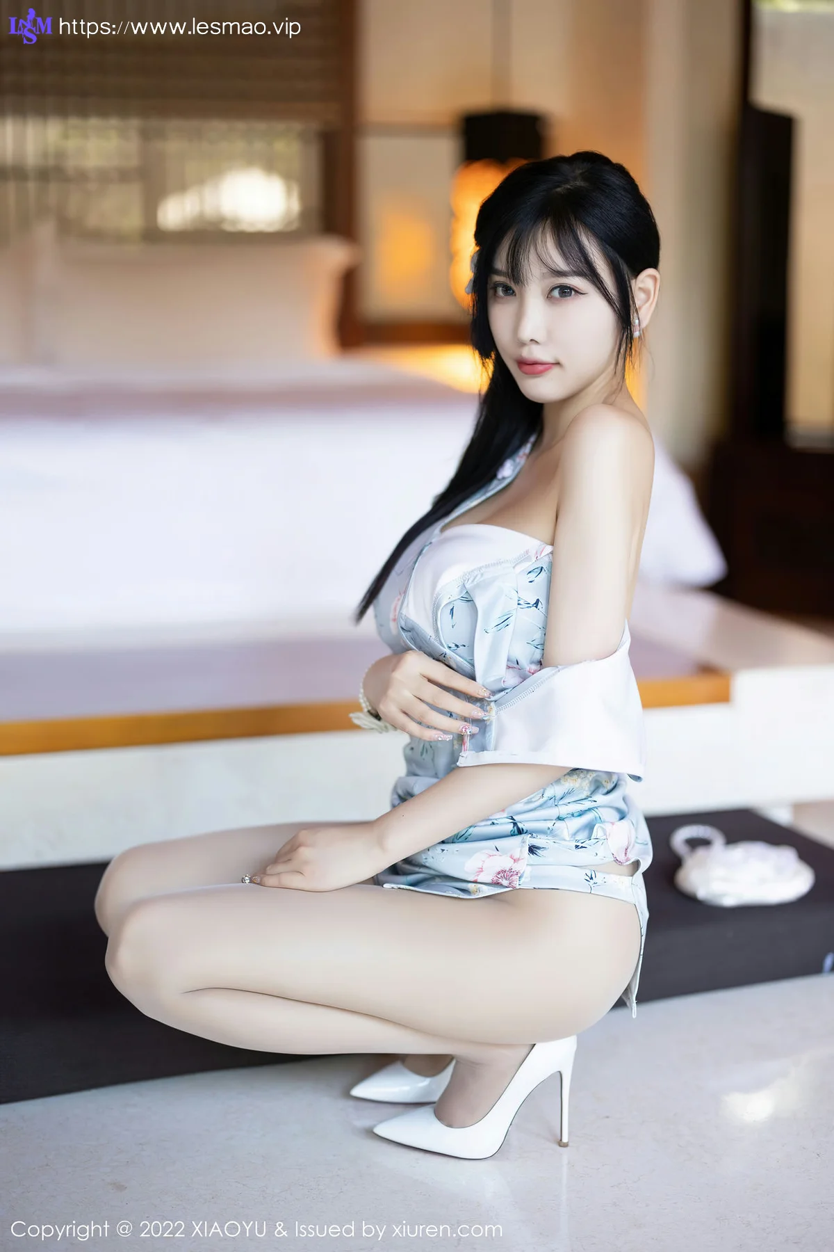 XIAOYU  语画界 Vol.836  蓝色旗袍 杨晨晨Yome 青海-海南心愿旅拍 - 22