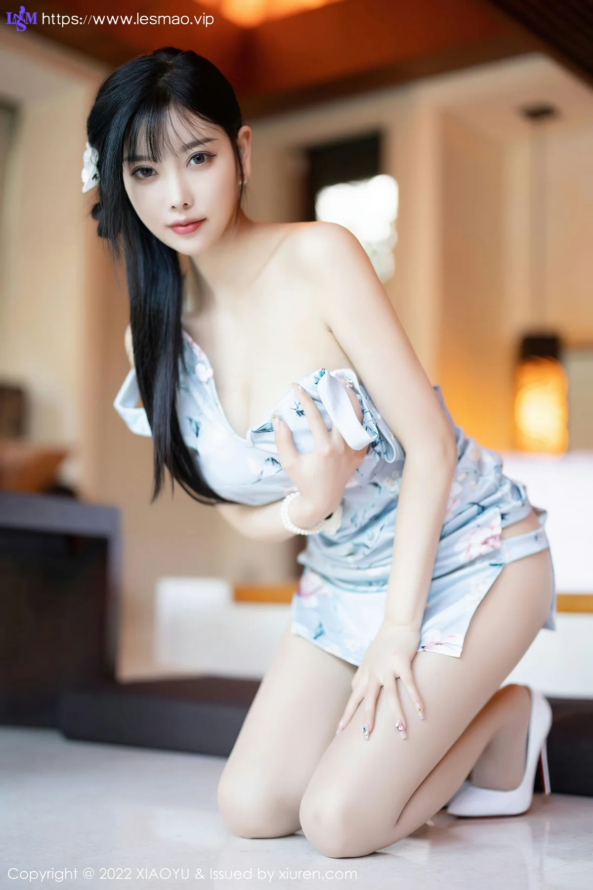 XIAOYU  语画界 Vol.836  蓝色旗袍 杨晨晨Yome 青海-海南心愿旅拍 - 24