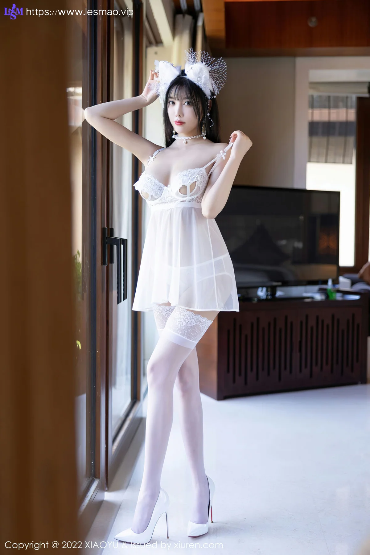XIAOYU  语画界 Vol.836  蓝色旗袍 杨晨晨Yome 青海-海南心愿旅拍 - 53