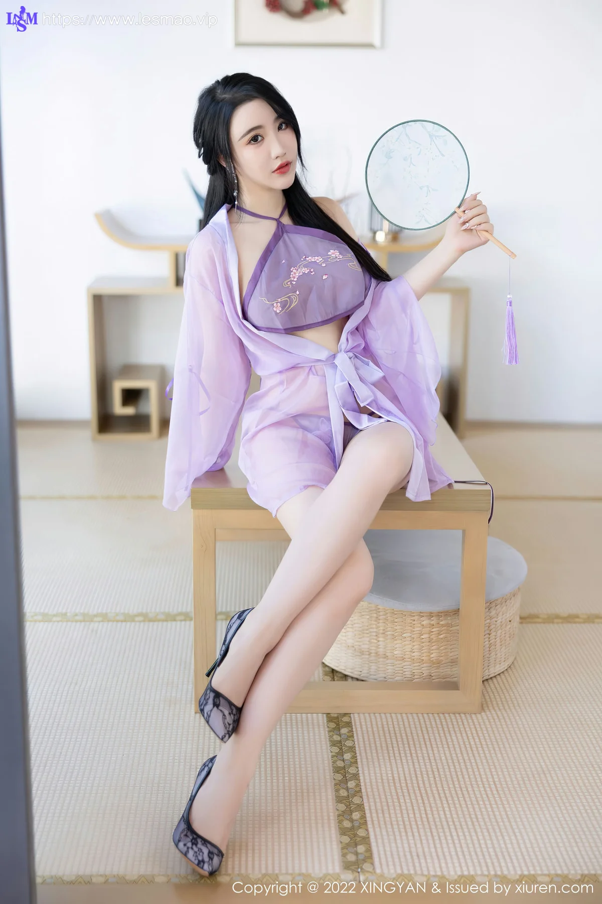 XIAOYU  语画界 Vol.860 Cherry樱桃酱紫色轻透薄纱旅拍 - 2