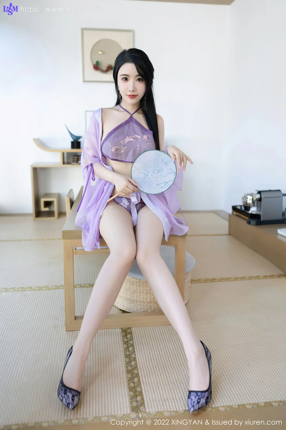 XIAOYU  语画界 Vol.860 Cherry樱桃酱紫色轻透薄纱旅拍 - 4