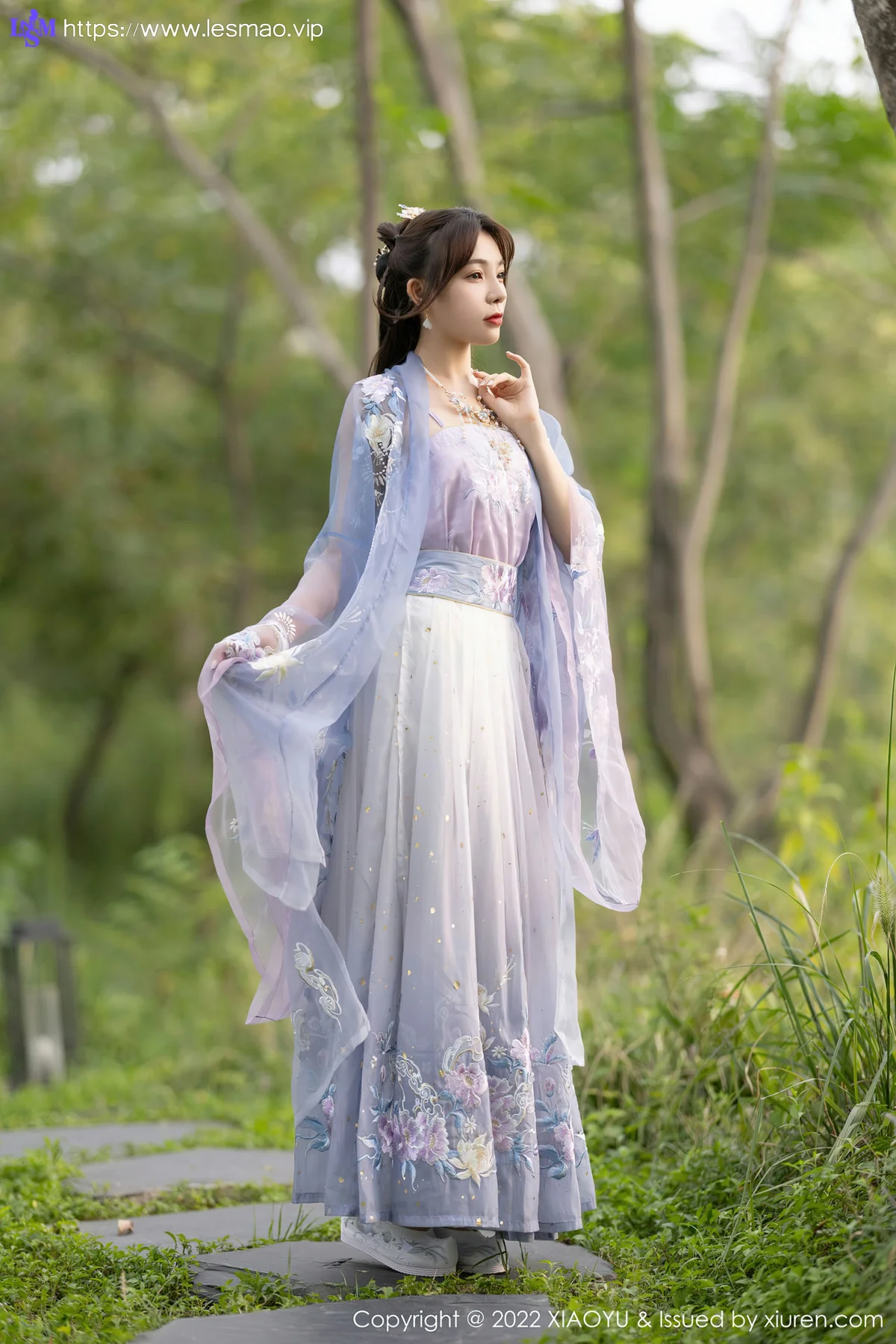 XIAOYU  语画界 Vol.866  徐莉芝Booty 浅紫色古装杭州旅拍11 - 12