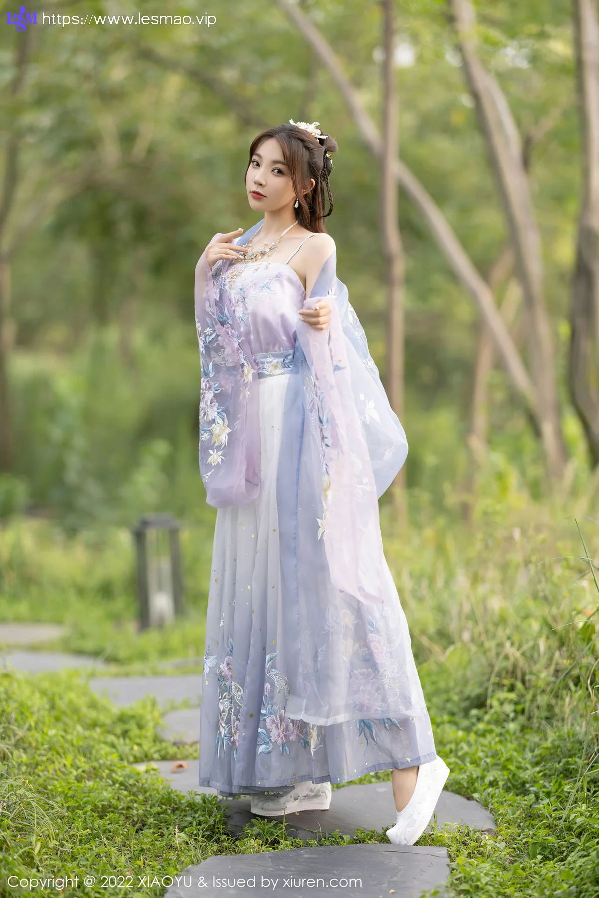 XIAOYU  语画界 Vol.866  徐莉芝Booty 浅紫色古装杭州旅拍11 - 13