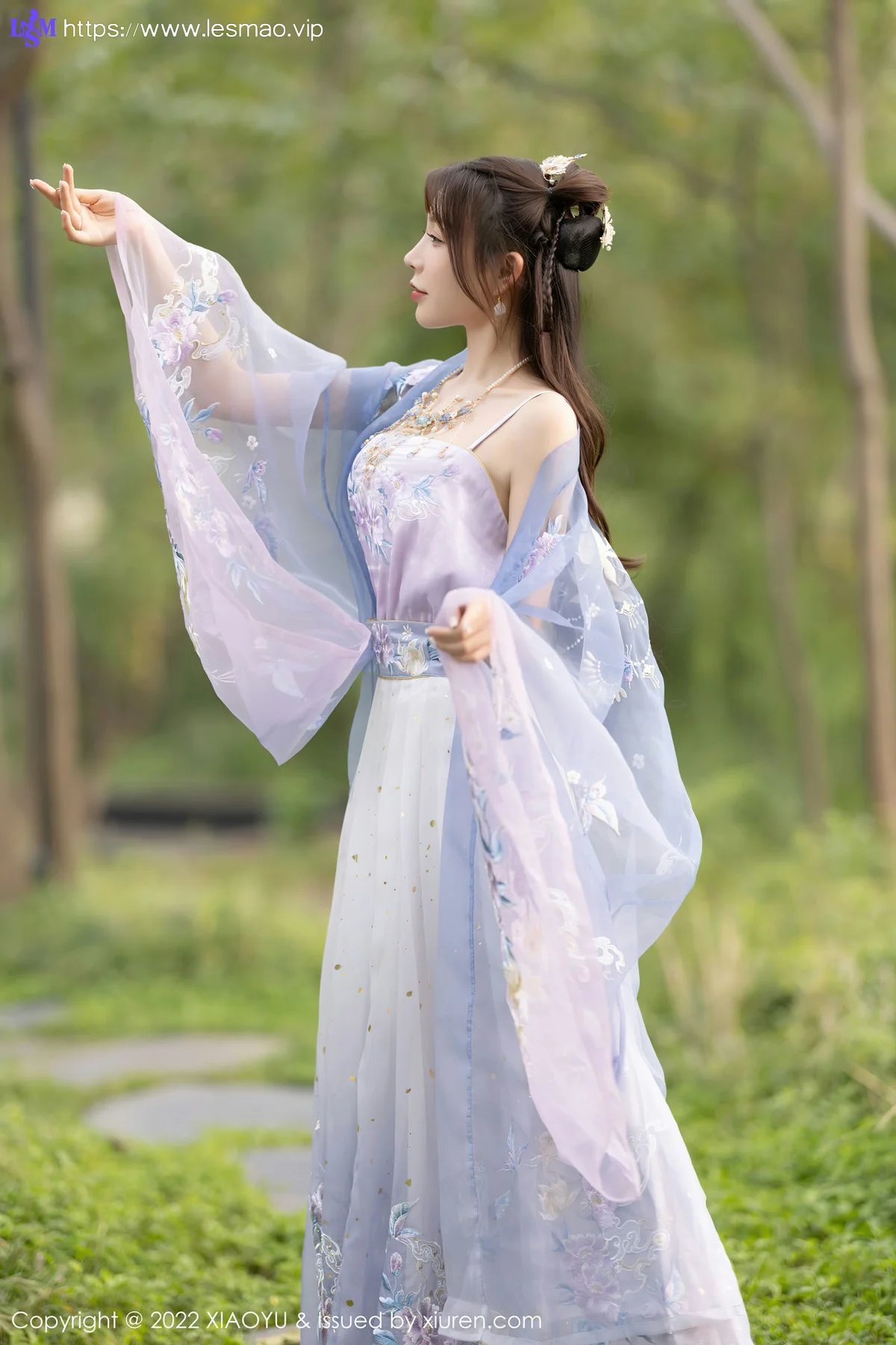 XIAOYU  语画界 Vol.866  徐莉芝Booty 浅紫色古装杭州旅拍11 - 14
