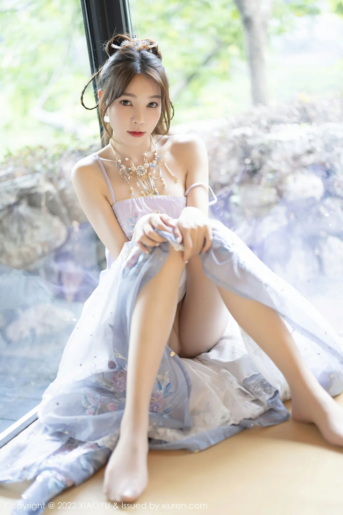 XIAOYU  语画界 Vol.866  徐莉芝Booty 浅紫色古装杭州旅拍11 - 36