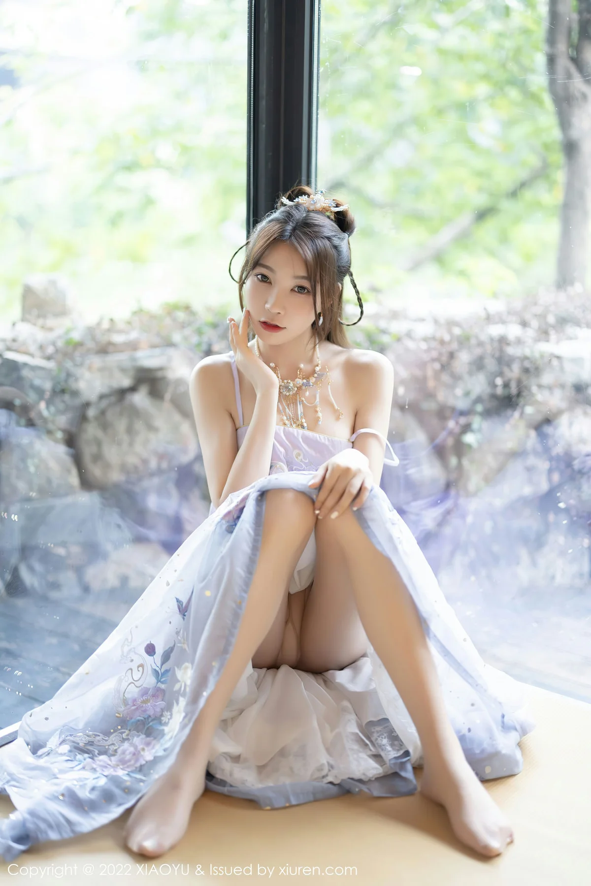 XIAOYU  语画界 Vol.866  徐莉芝Booty 浅紫色古装杭州旅拍11 - 37