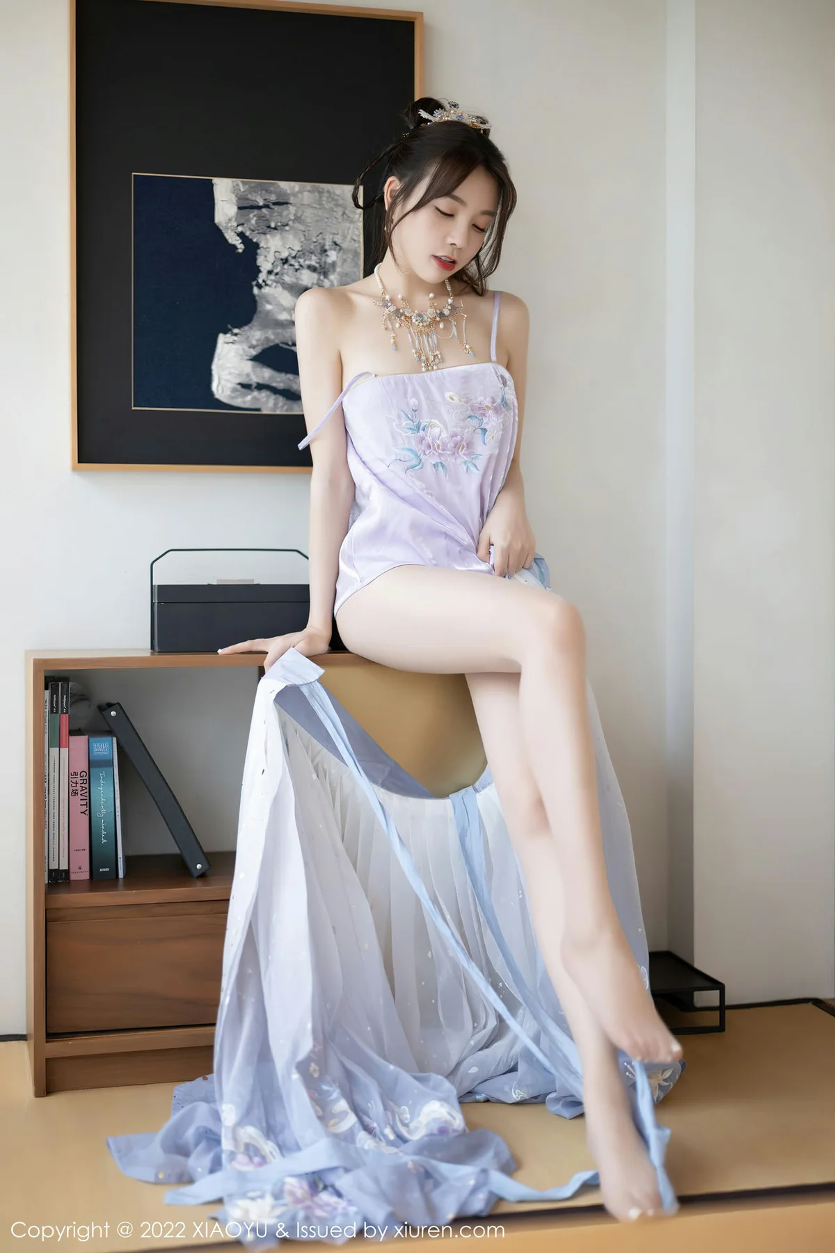 XIAOYU  语画界 Vol.866  徐莉芝Booty 浅紫色古装杭州旅拍11 - 51