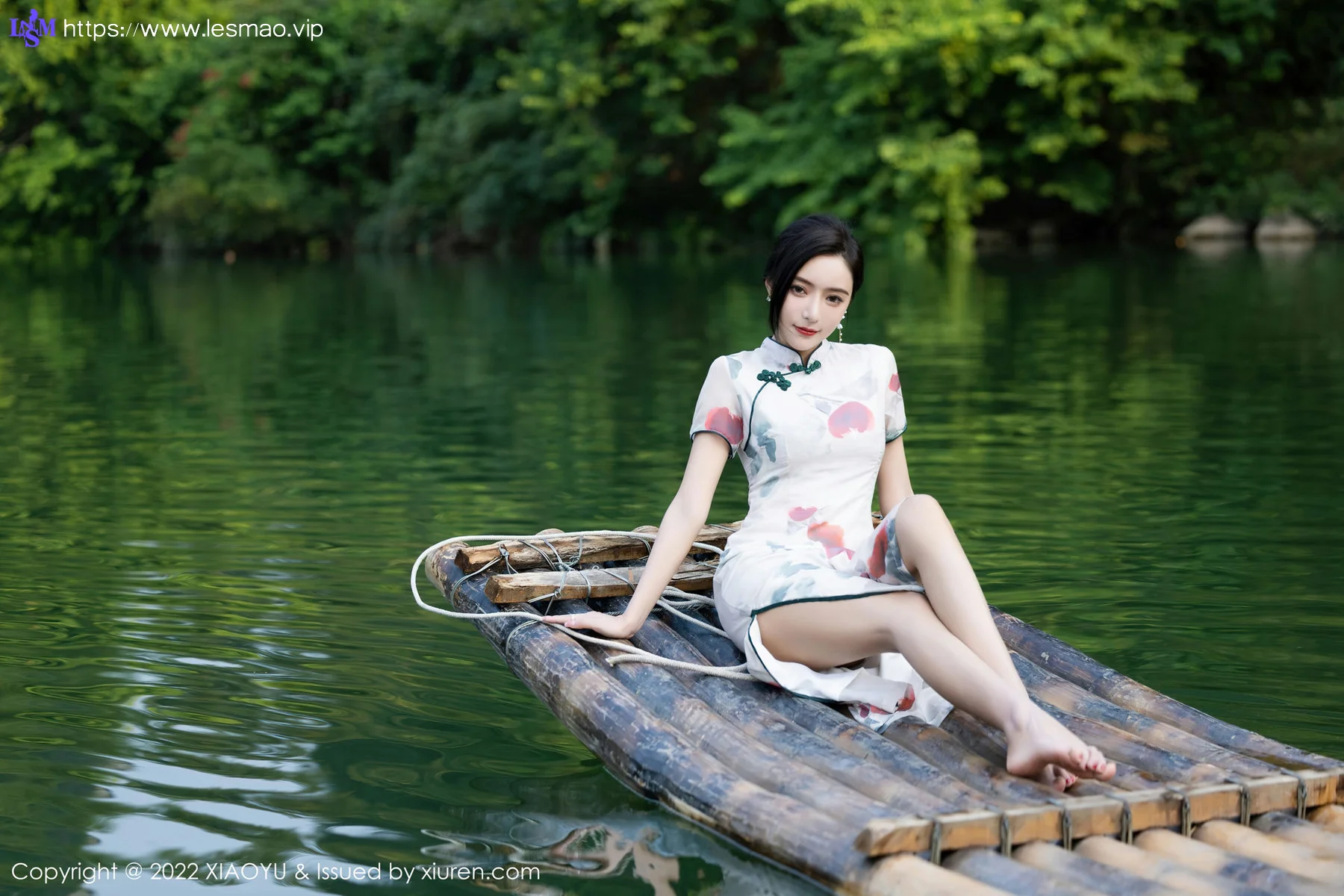 XIAOYU  语画界 Vol.872  王馨瑶yanni 图案旗袍杭州旅拍11 - 2