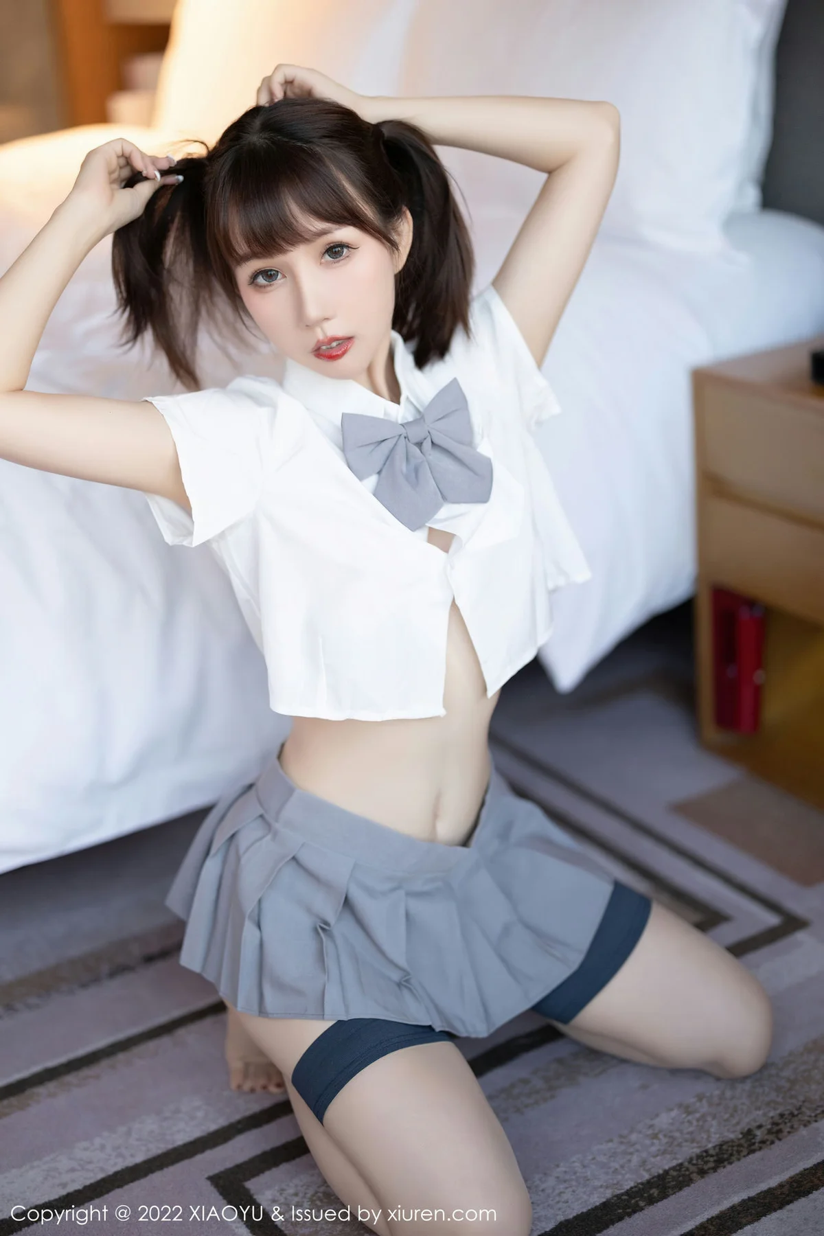XIAOYU  语画界 Vol.880  波巧酱 灰色高开叉写真3 - 51