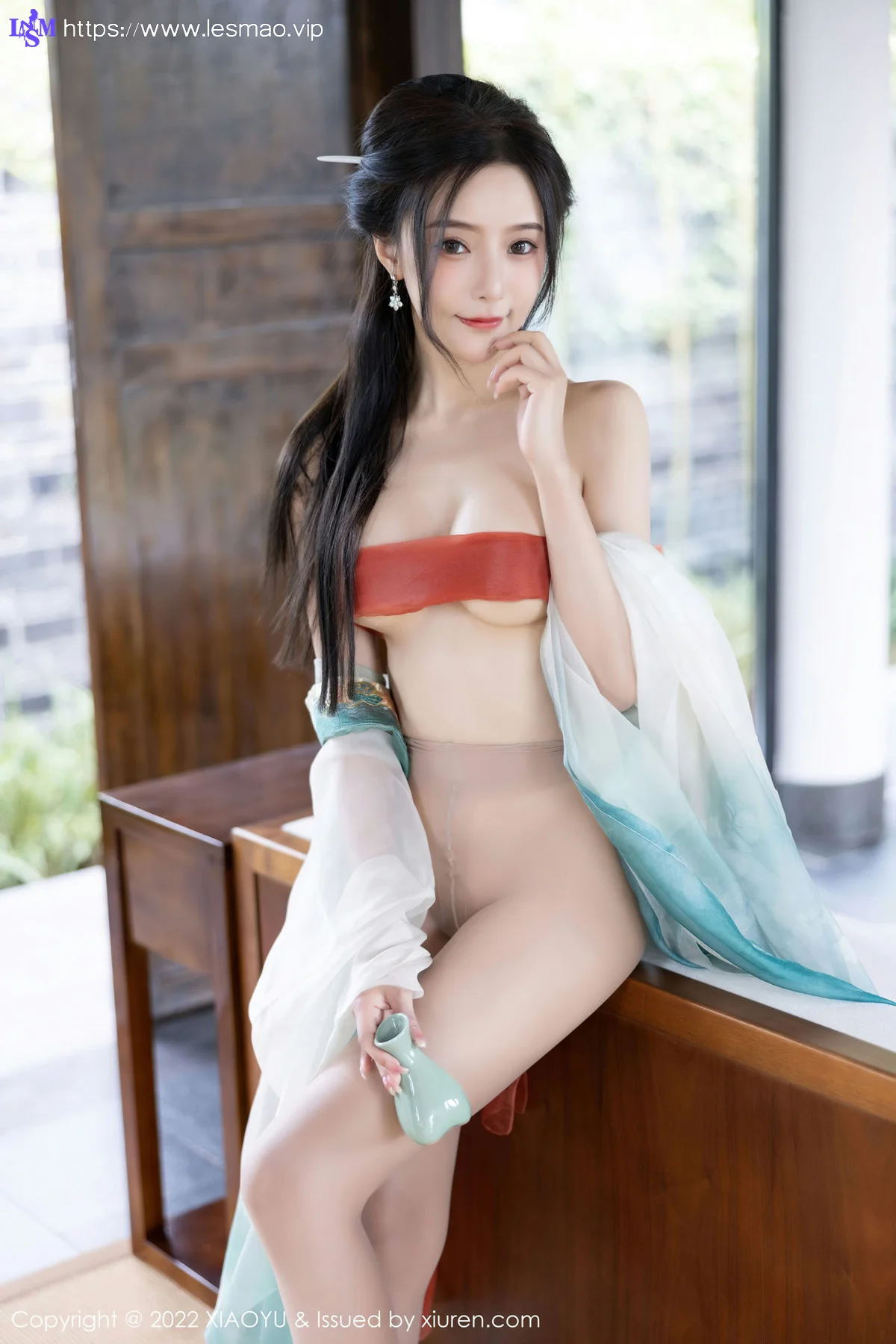 XIAOYU  语画界 Vol.889  王馨瑶yanni 浅色古装户外场景杭州旅拍写真11 - 75