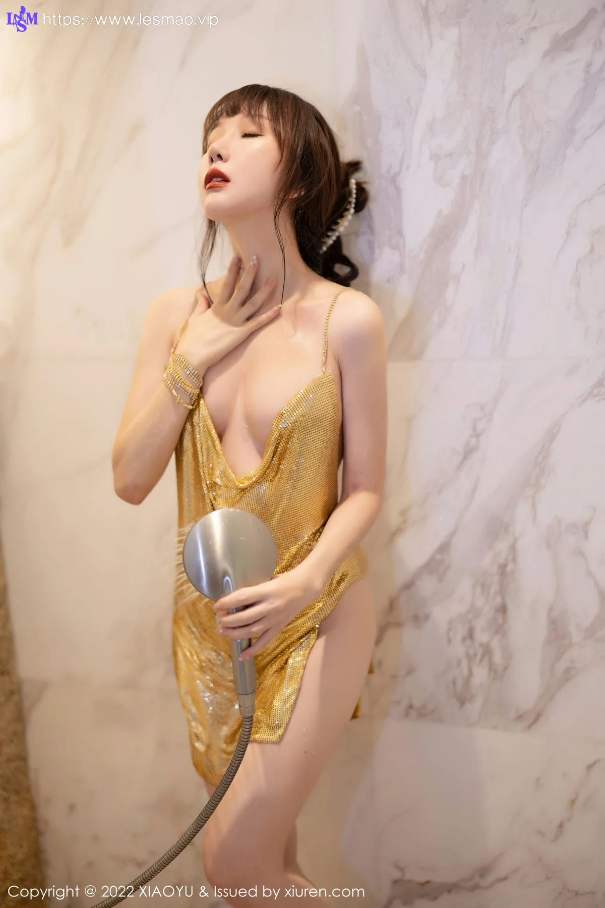 XIAOYU  语画界 Vol.890  波巧酱 吊带短裙泳池场景拍摄性感写真1 - 48