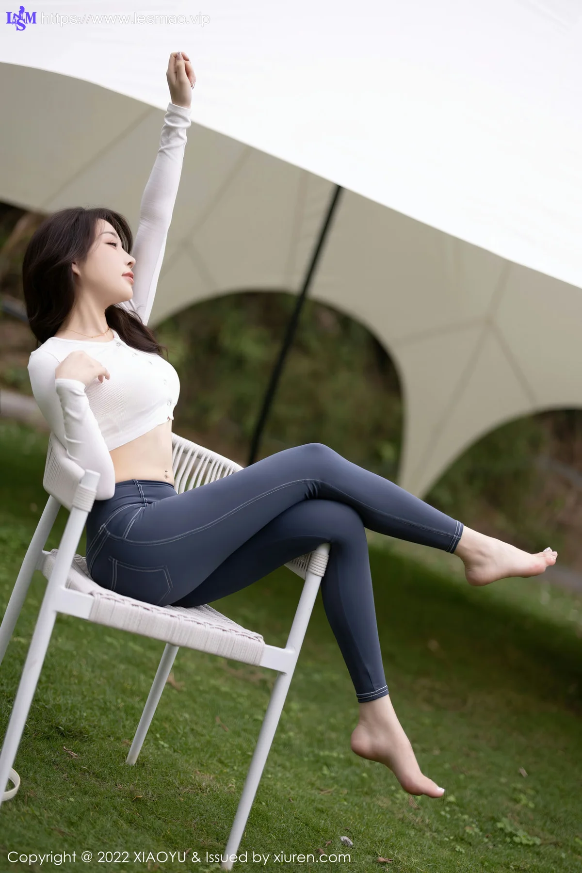 XIAOYU  语画界 Vol.911  徐莉芝Booty 白色蕾丝情趣 - 17