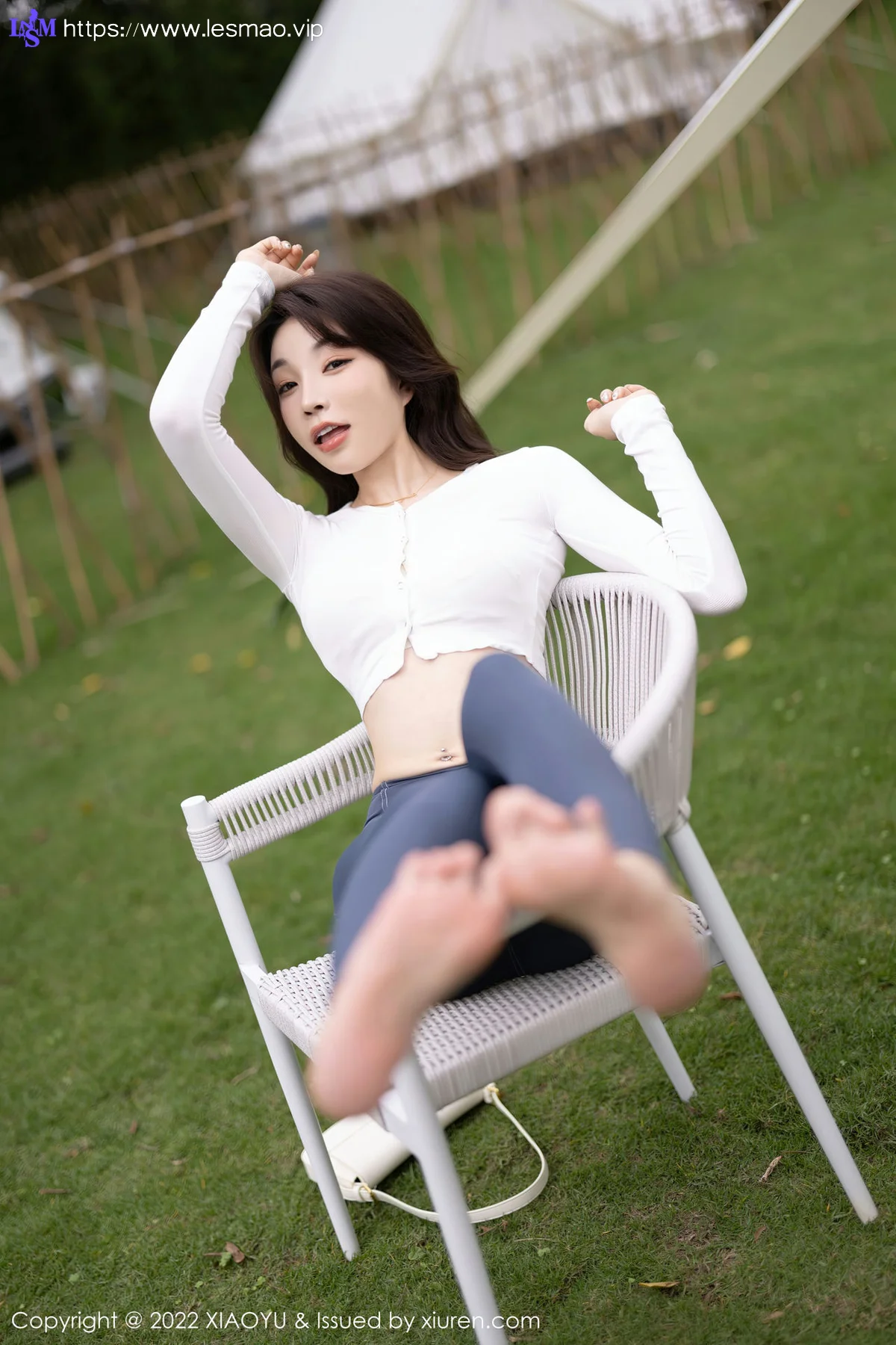 XIAOYU  语画界 Vol.911  徐莉芝Booty 白色蕾丝情趣 - 19