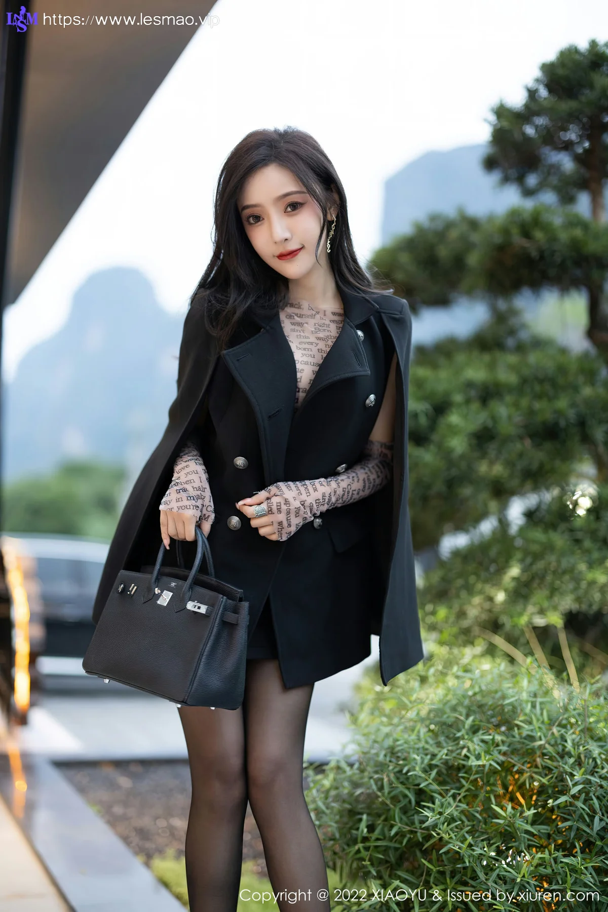 XIAOYU  语画界 Vol.916  王馨瑶yanni 性感魅惑黑丝 - 11