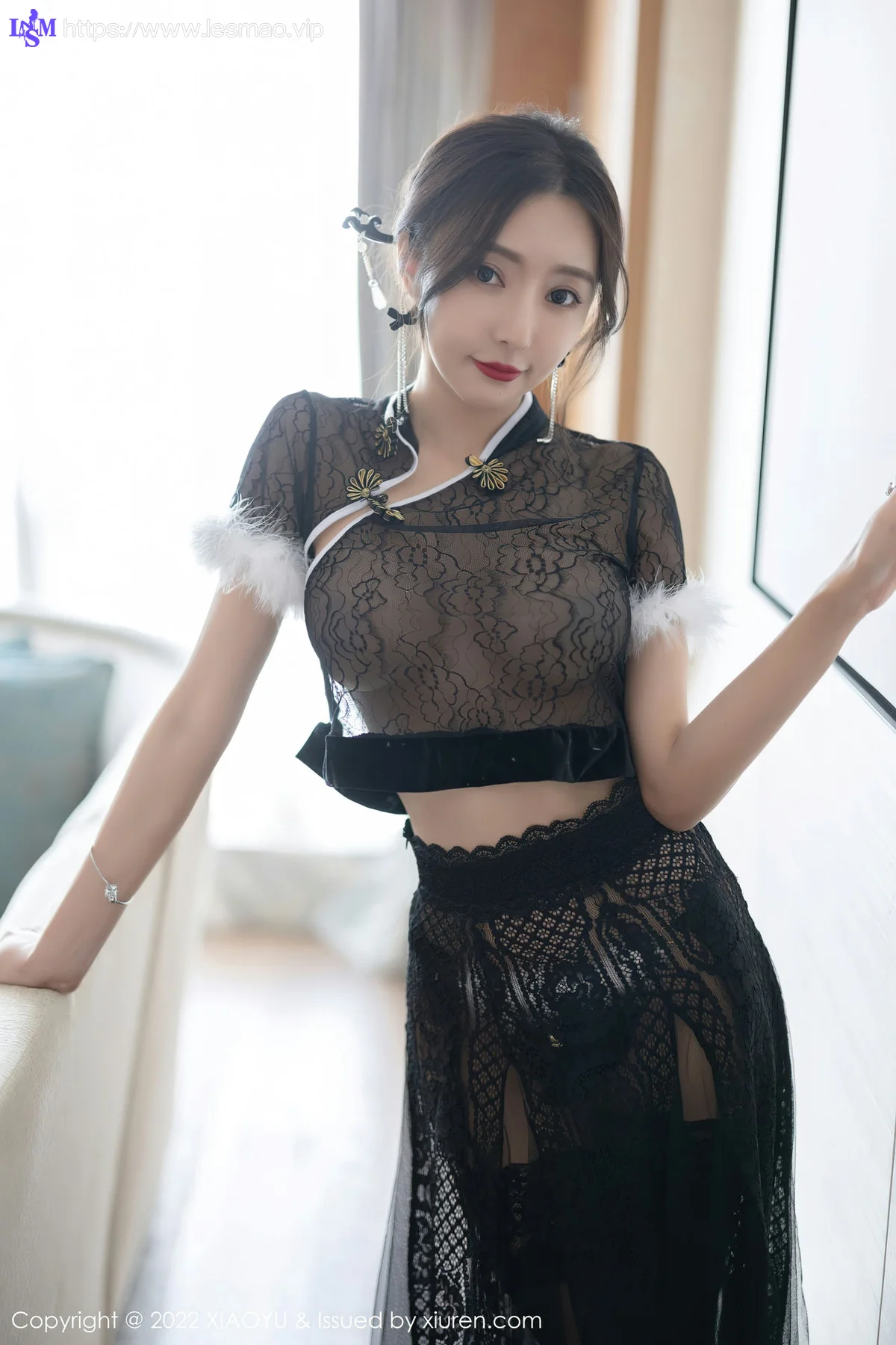 XIAOYU  语画界 Vol.926  王馨瑶yanni 薄纱旗袍短款 - 22