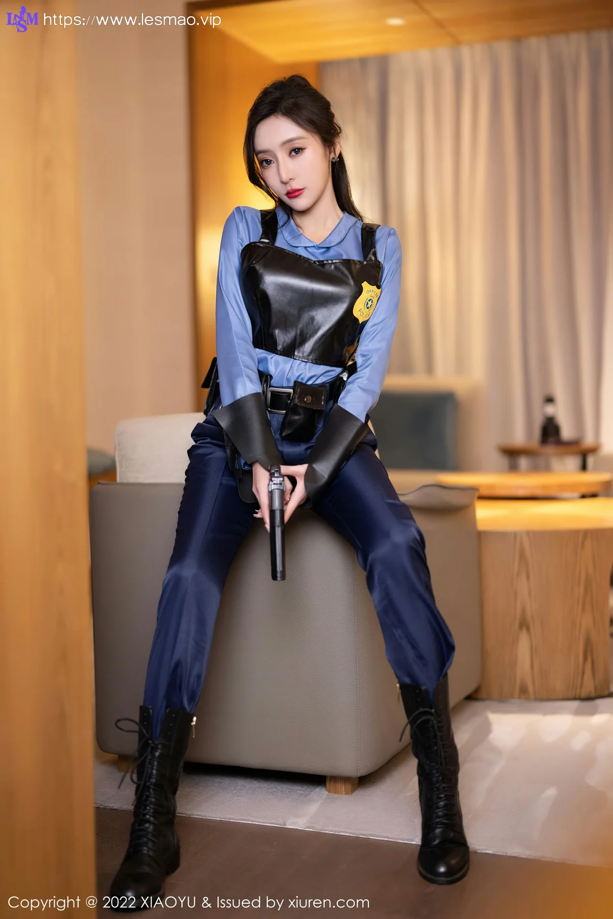 XIAOYU  语画界 Vol.929  王馨瑶yanni 女警官制服制服诱惑 - 14
