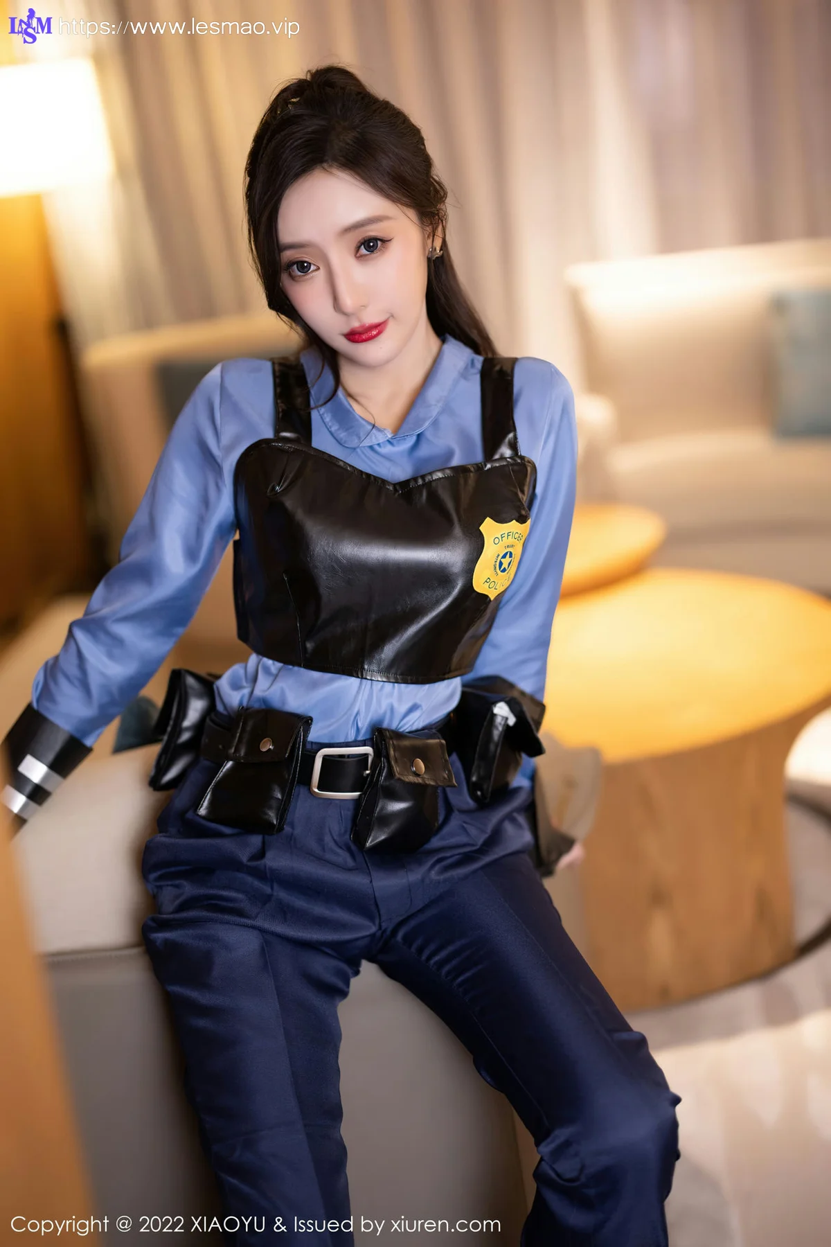 XIAOYU  语画界 Vol.929  王馨瑶yanni 女警官制服制服诱惑 - 15