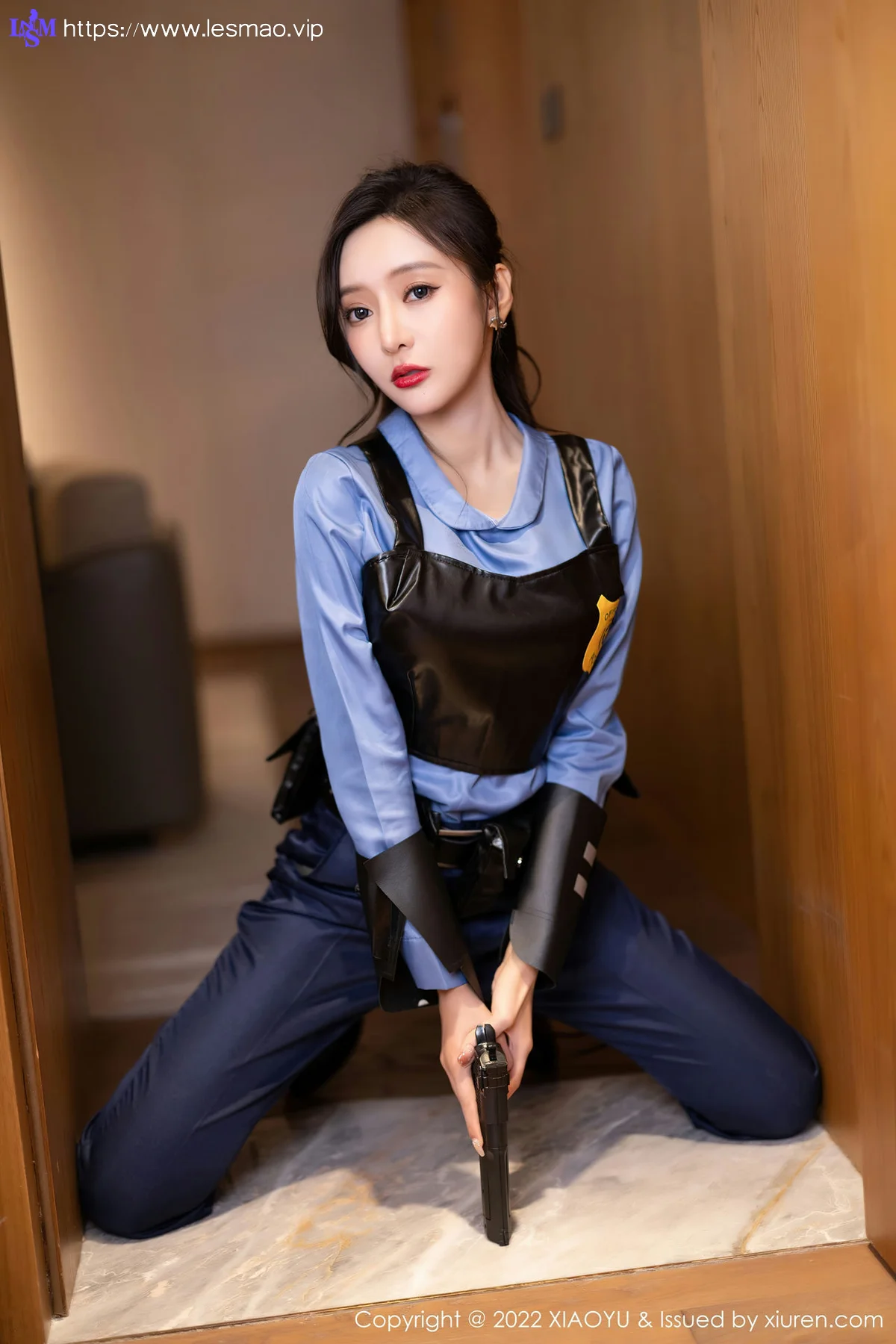 XIAOYU  语画界 Vol.929  王馨瑶yanni 女警官制服制服诱惑 - 17