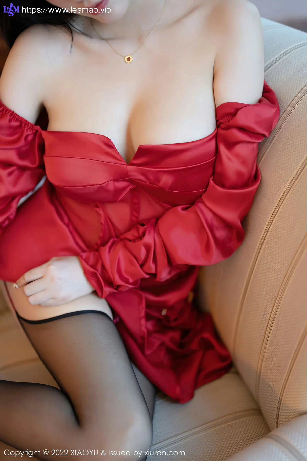 XIAOYU  语画界 Vol.932  杨晨晨 红裙吊袜女神 - 27