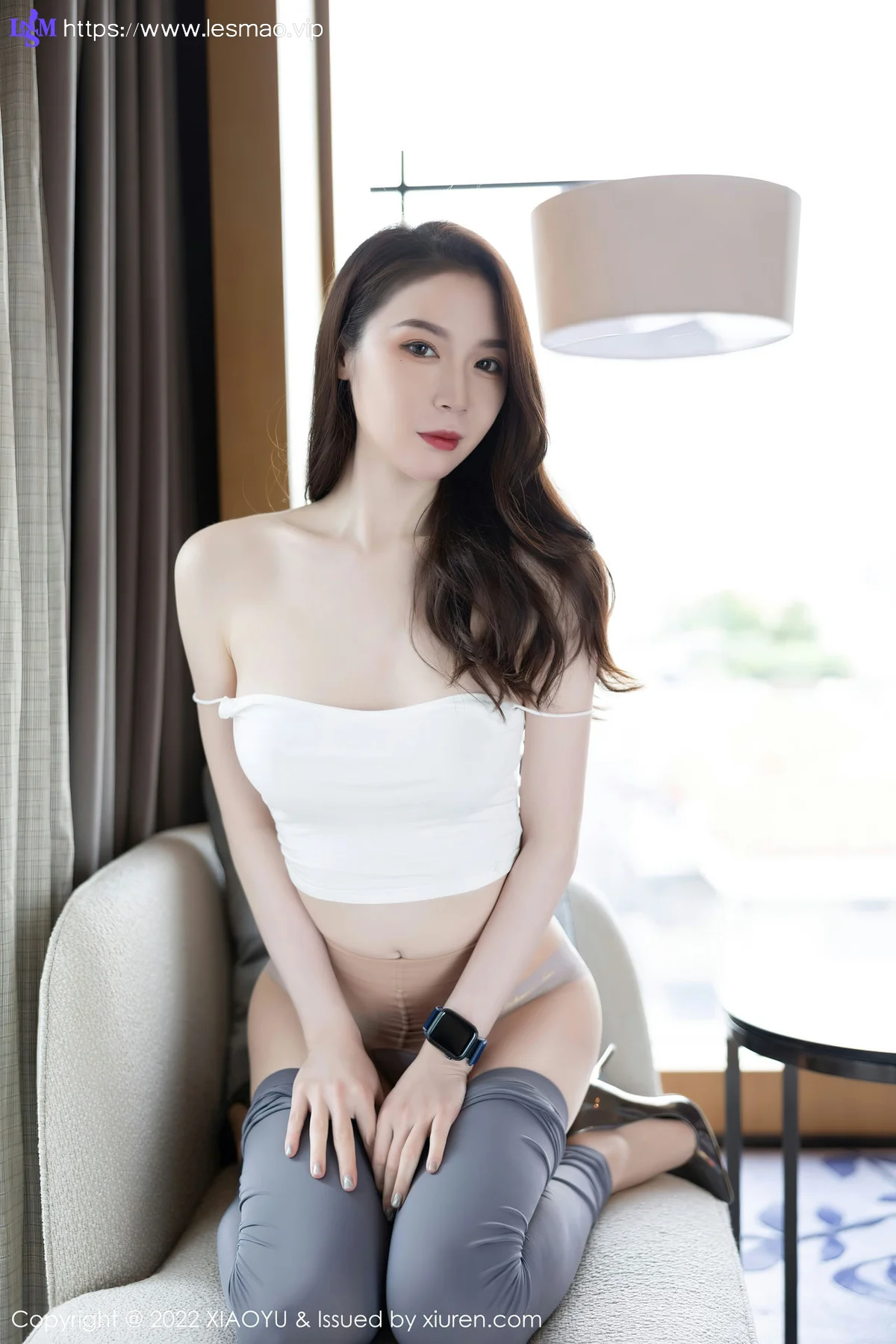 XIAOYU  语画界 Vol.935  梦心玥 白色吊带短裤性感写真 - 29