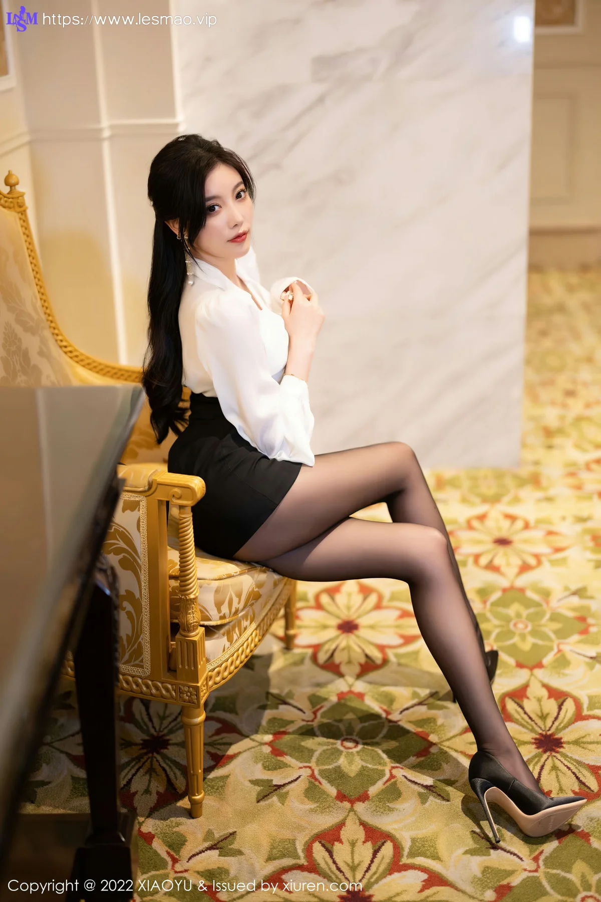XIAOYU  语画界 Vol.937  杨晨晨Yome 性感魅惑黑丝写真 - 16
