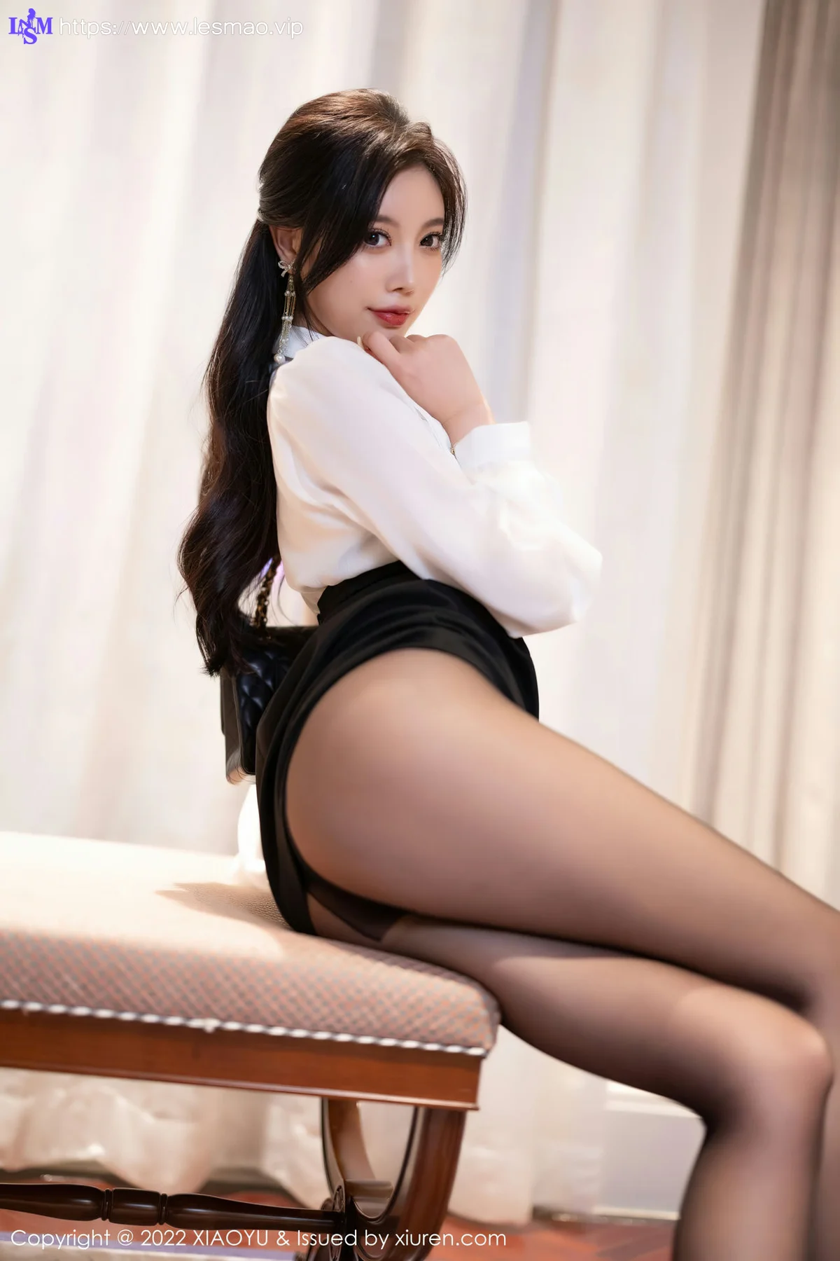 XIAOYU  语画界 Vol.937  杨晨晨Yome 性感魅惑黑丝写真 - 22