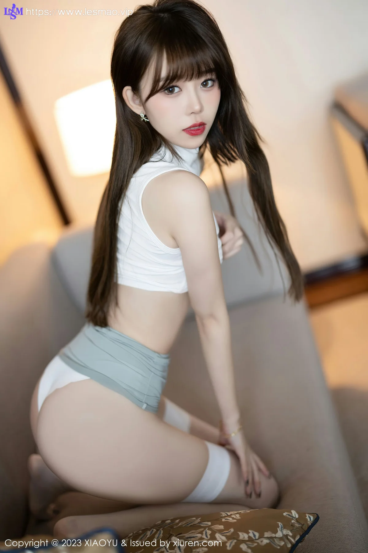 XIAOYU  语画界 Vol.949  奶瓶. 诱人白色丝袜写真 - 49