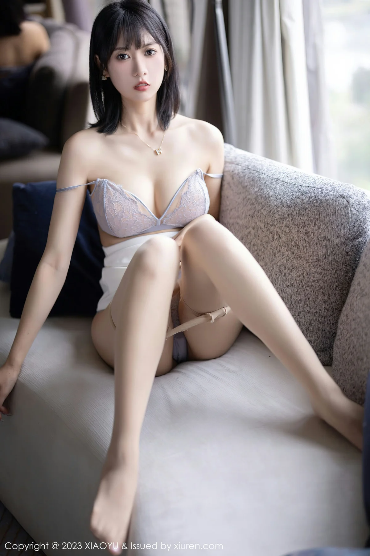 XIAOYU  语画界 Vol.954  林子遥 紫灰色内衣写真 - 46