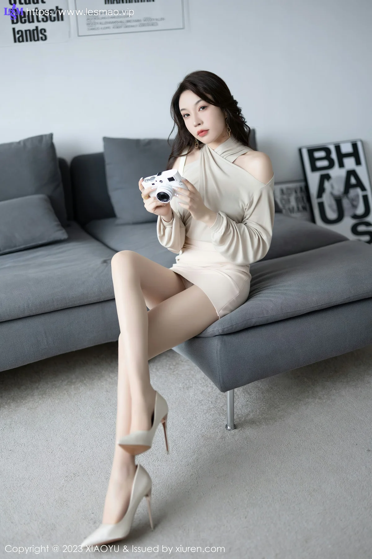 XIAOYU  语画界 Vol.969  徐莉芝Booty 淡蓝色内衣性感写真1 - 8